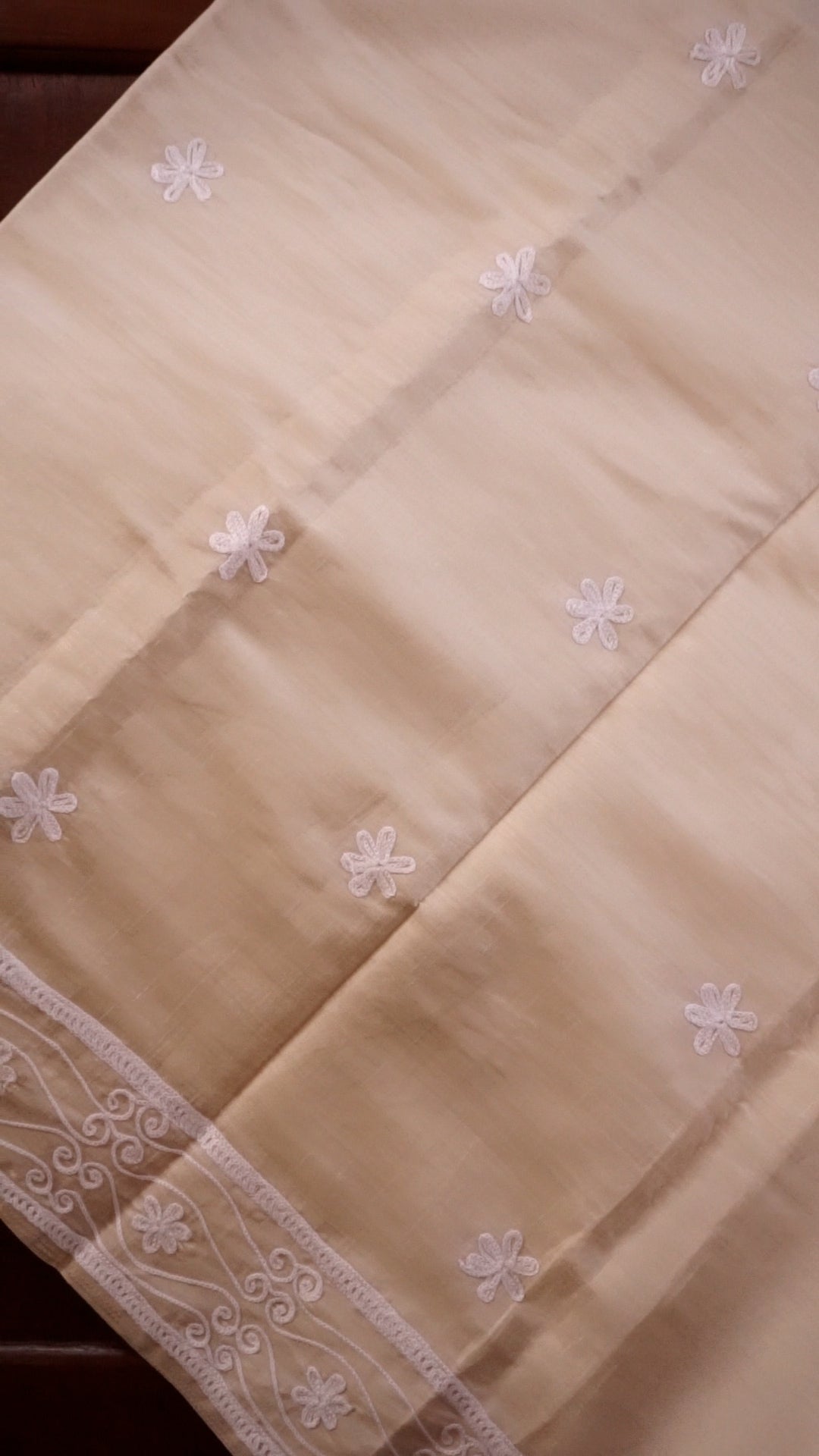 Elegant Embroidered Tissue Saree REE9