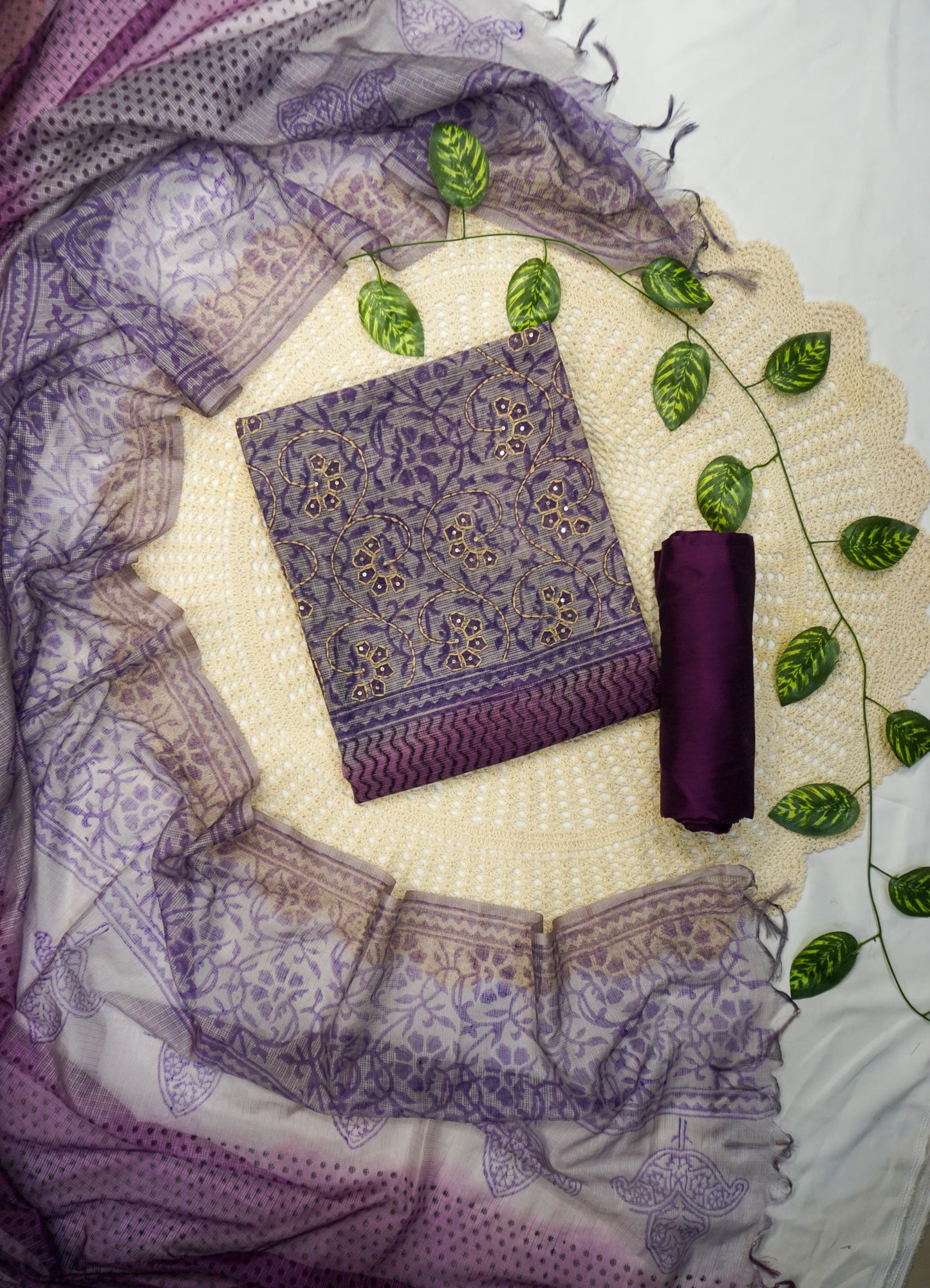 UNSTITCHED SALWAR SET AM121