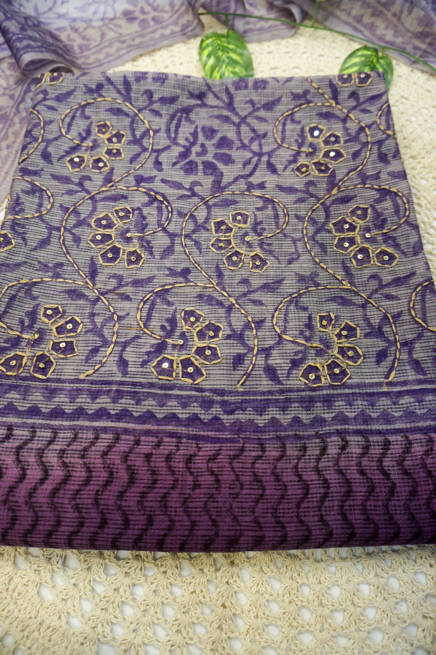 UNSTITCHED SALWAR SET AM121