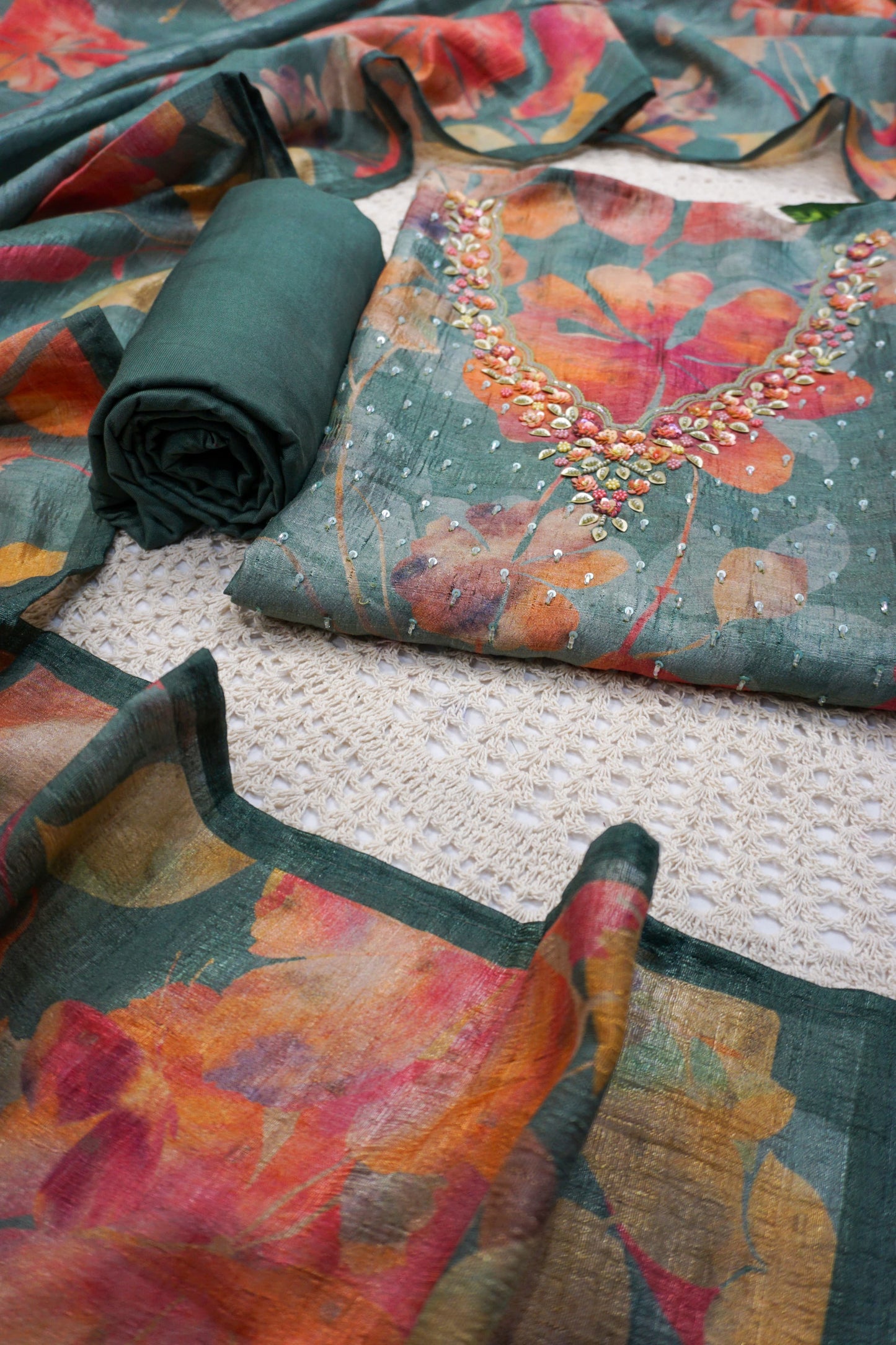 UNSTITCHED SALWAR SET AM138