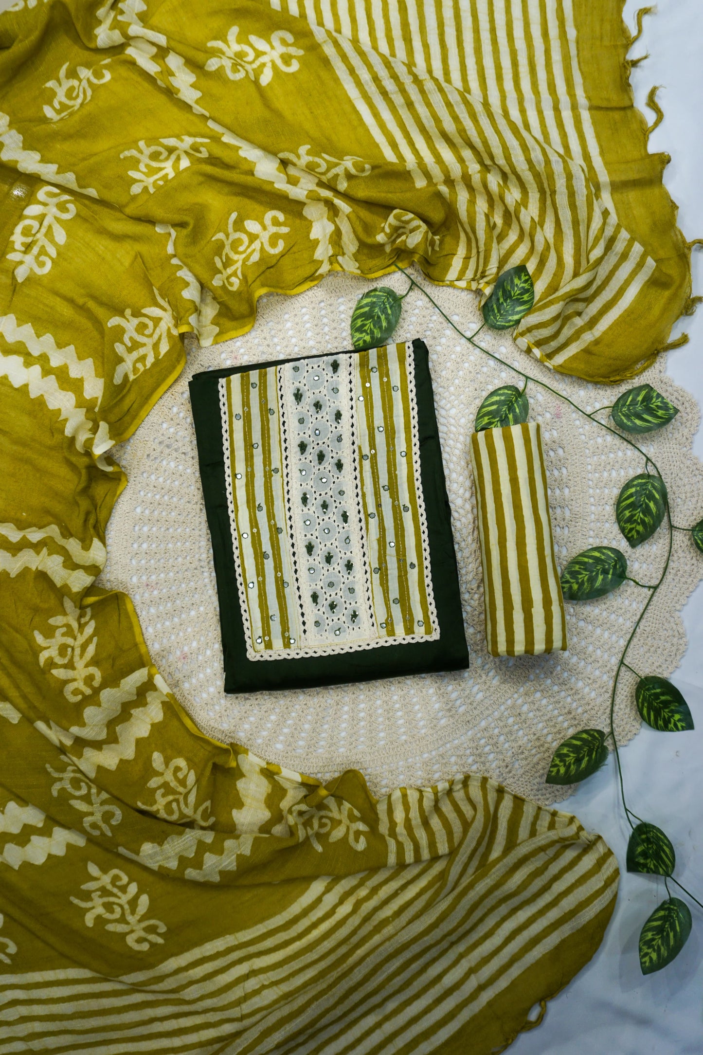 UNSTITCHED SALWAR SET AM102