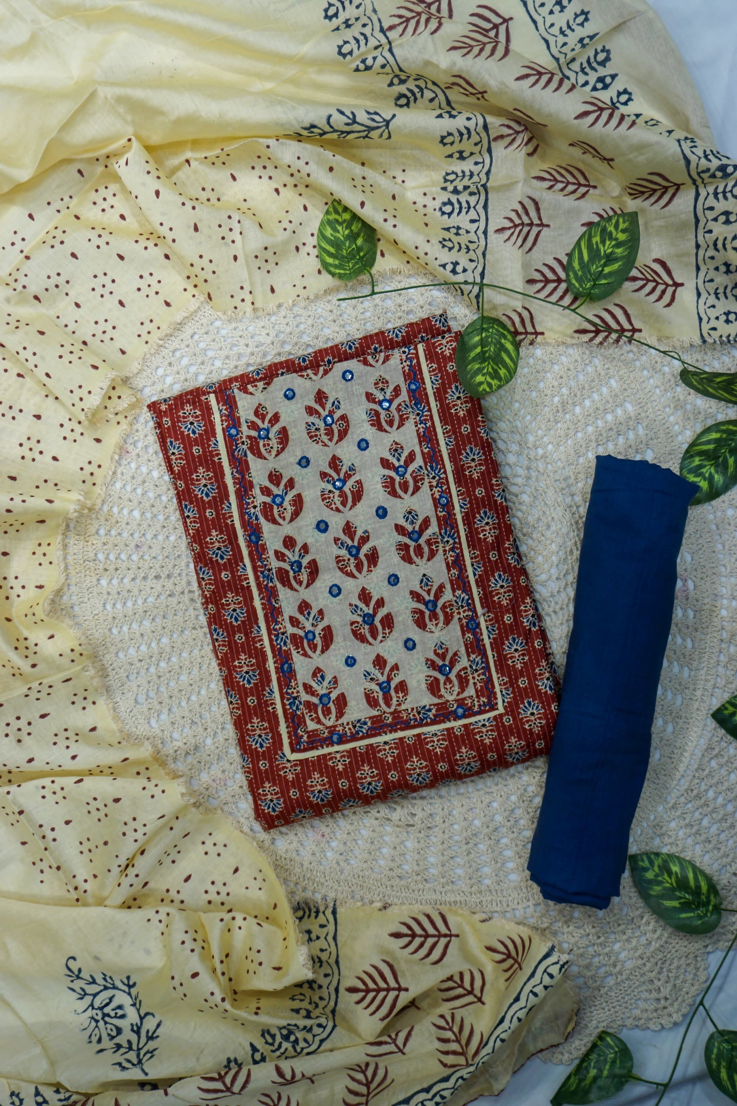 UNSTITCHED SALWAR SET AM96