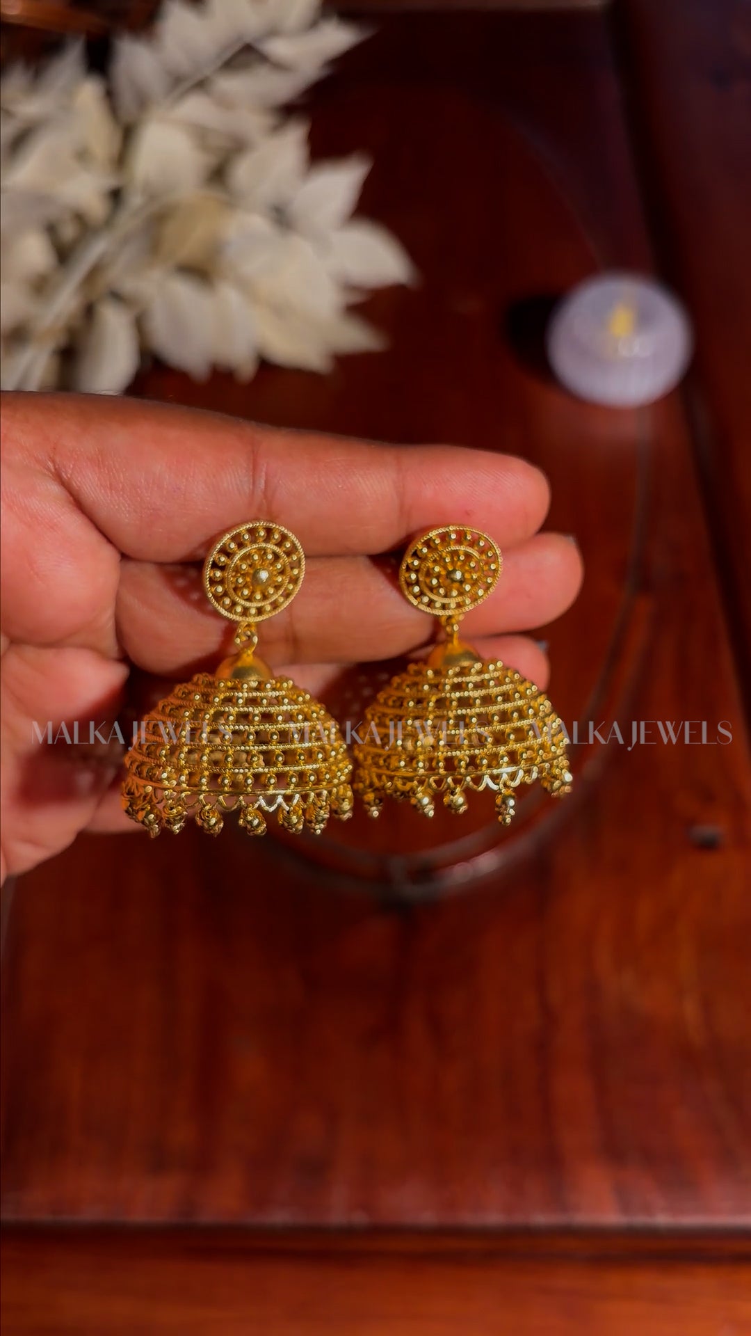 Classic Indian Dome Jhumka MK4