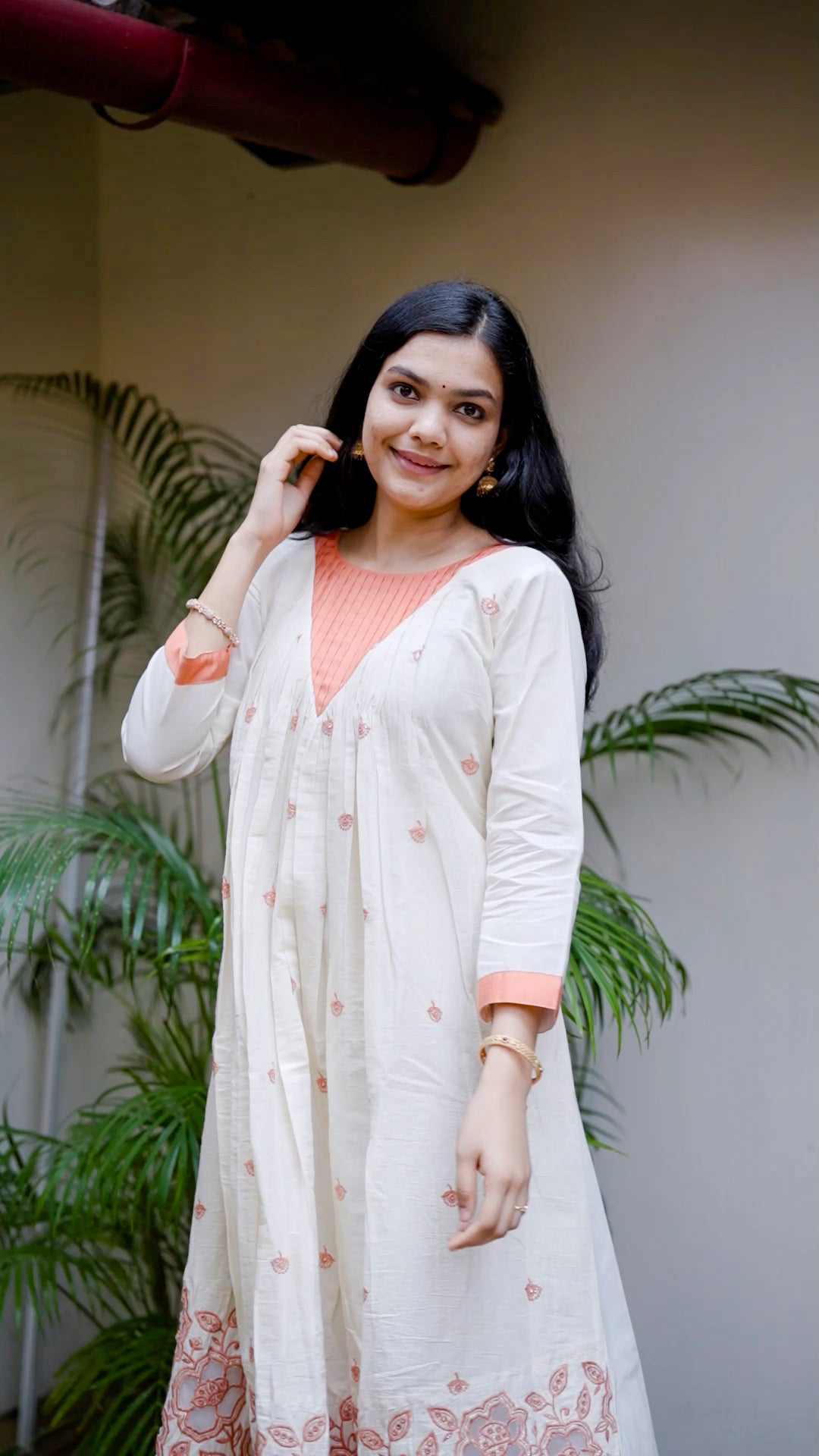 Cotton Kurthi with Palazzo Set