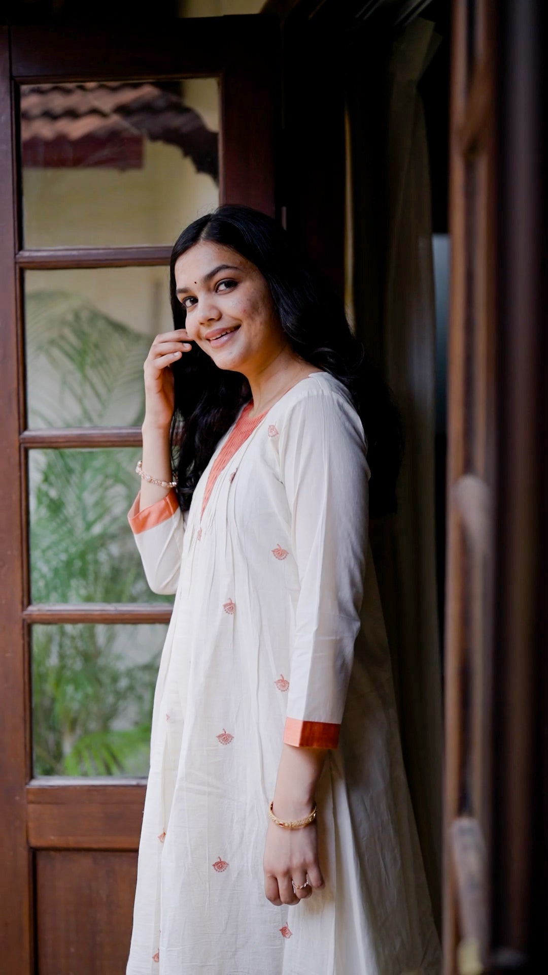 Cotton Kurthi with Palazzo Set