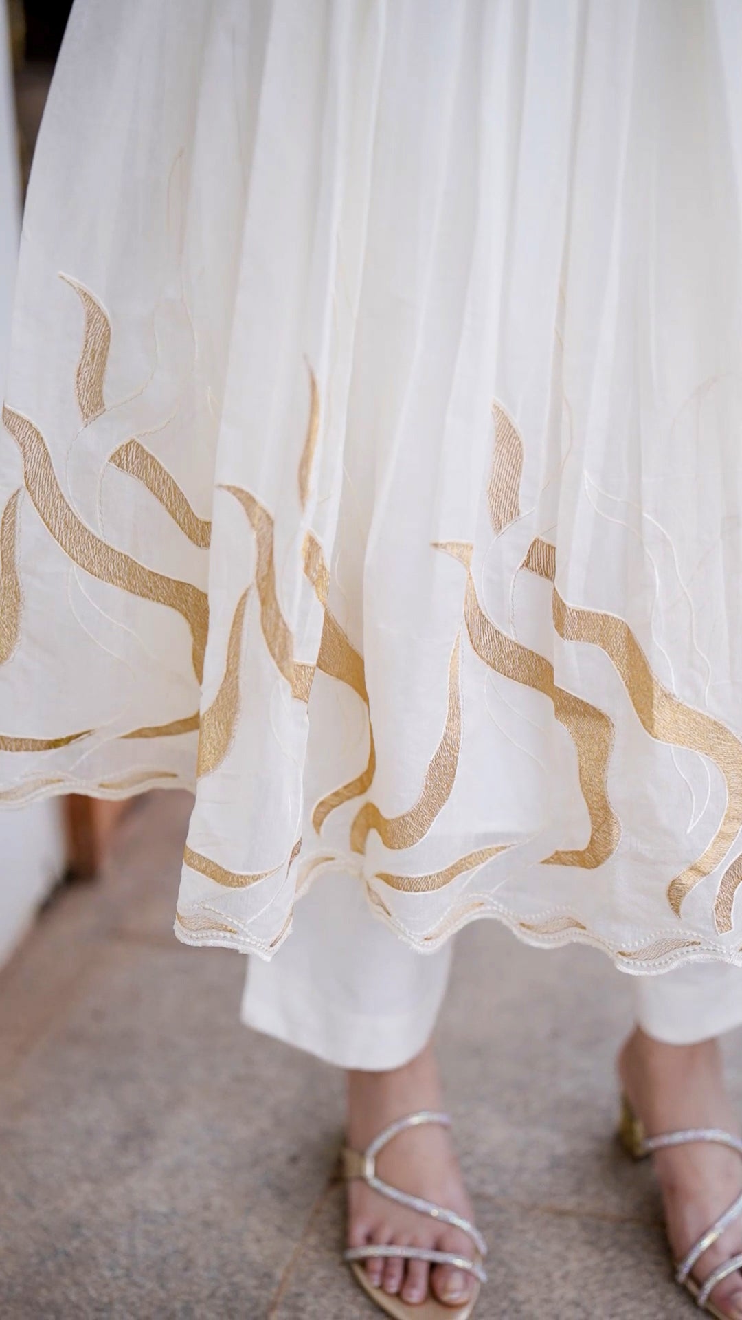 Ivory Dreams Anarkali Set AA121