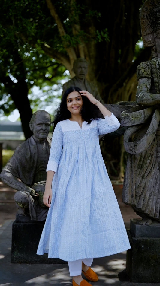 Premium cotton striped kurthi [ZD14]