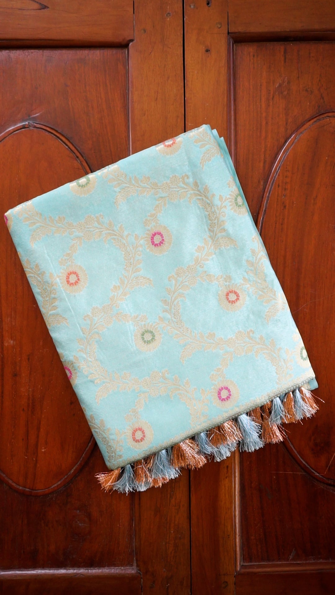 Elegant Sky Blue Soft Silk Saree with Zari Work [AV18]