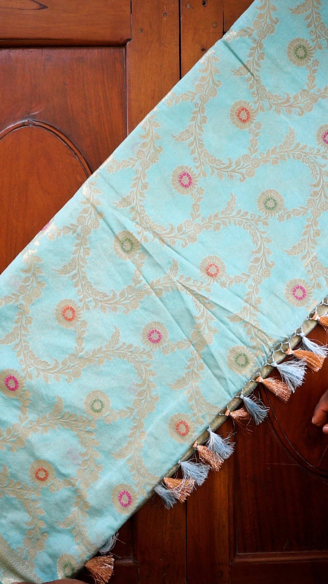 Elegant Sky Blue Soft Silk Saree with Zari Work [AV18]