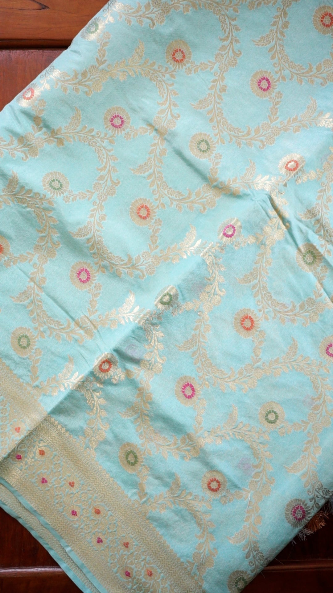 Elegant Sky Blue Soft Silk Saree with Zari Work [AV18]