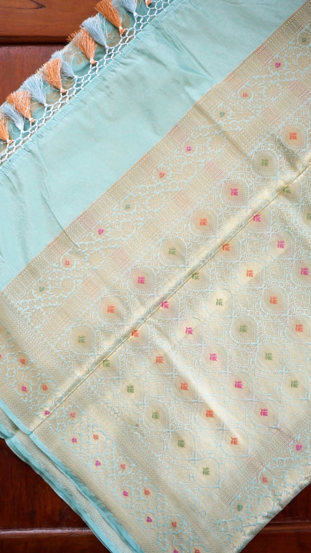 Elegant Sky Blue Soft Silk Saree with Zari Work [AV18]