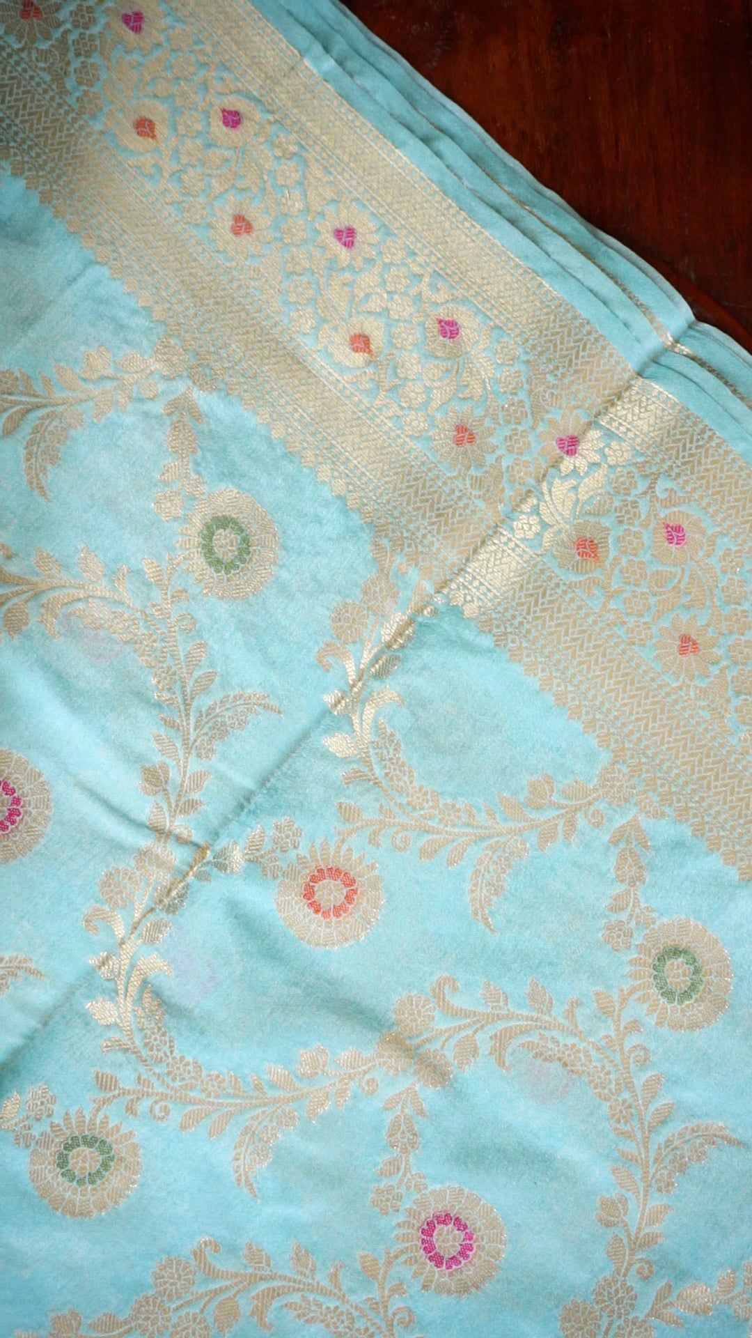 Elegant Sky Blue Soft Silk Saree with Zari Work [AV18]