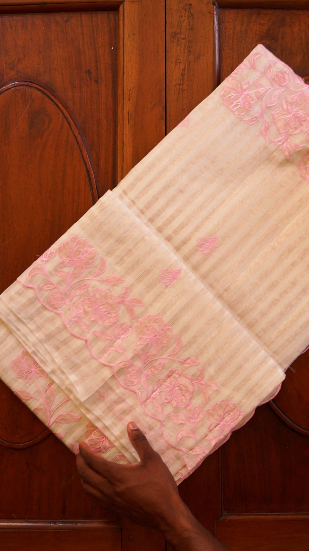 Premium Floral Embroidered Saree [B06]