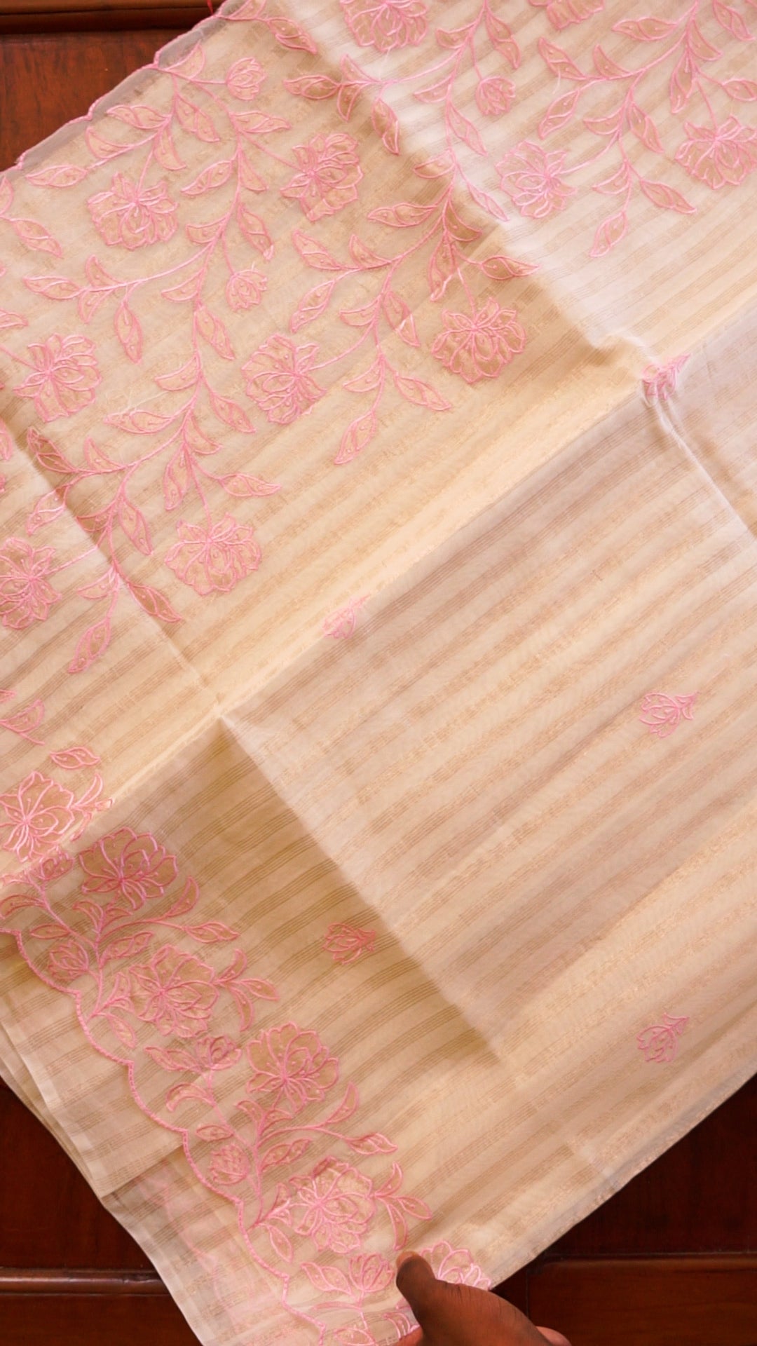 Premium Floral Embroidered Saree [B06]