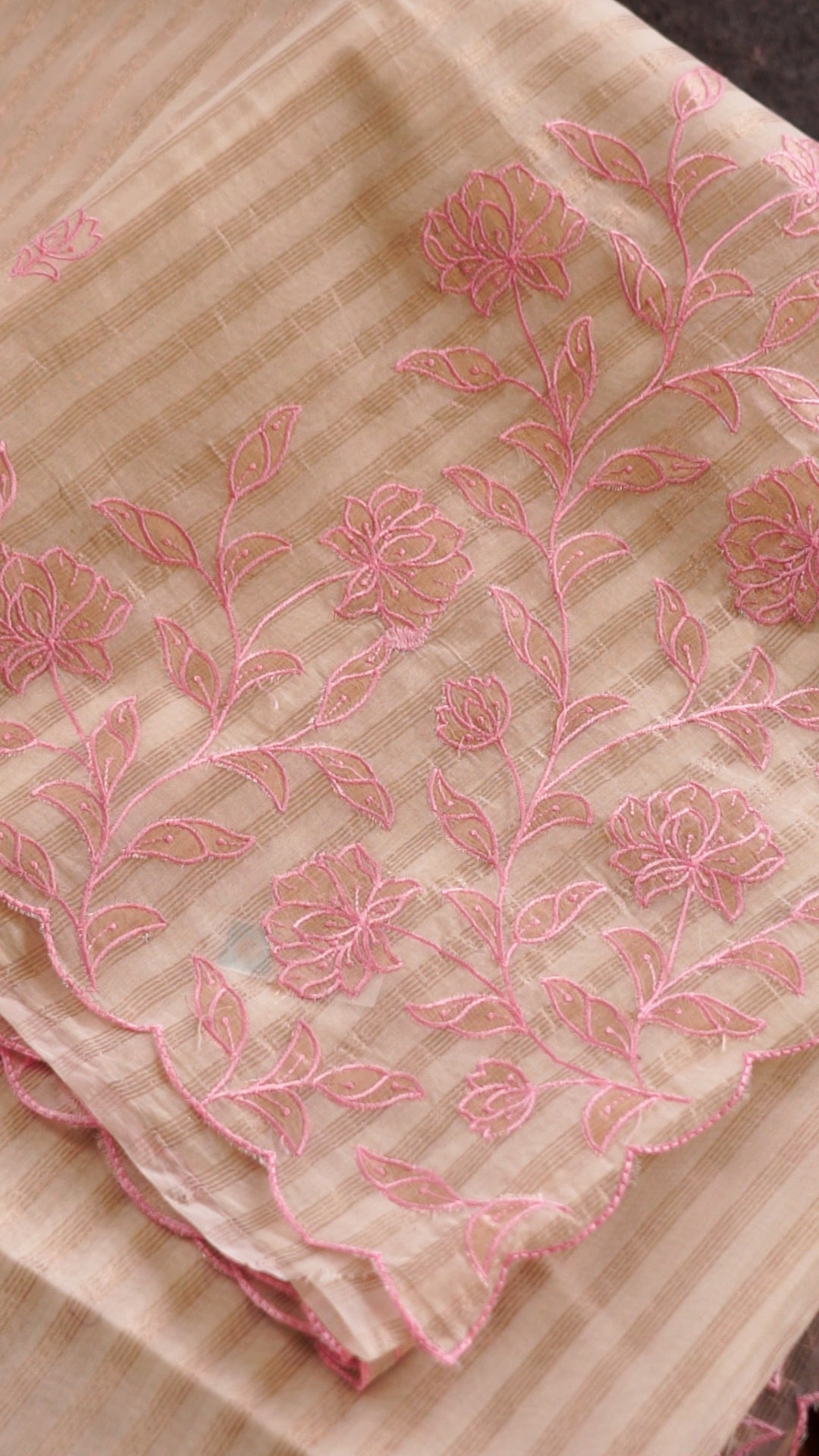 Premium Floral Embroidered Saree [B06]