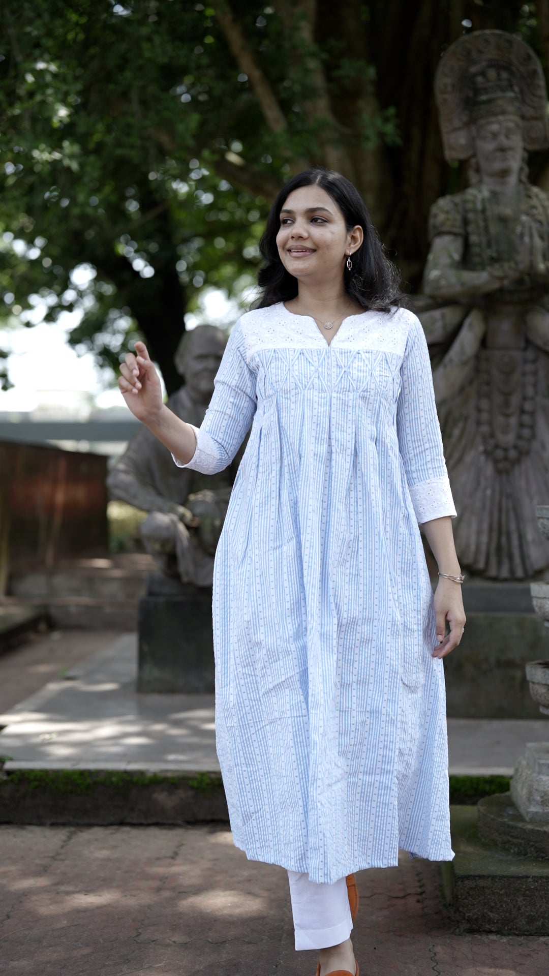 Premium cotton striped kurthi [ZD14]
