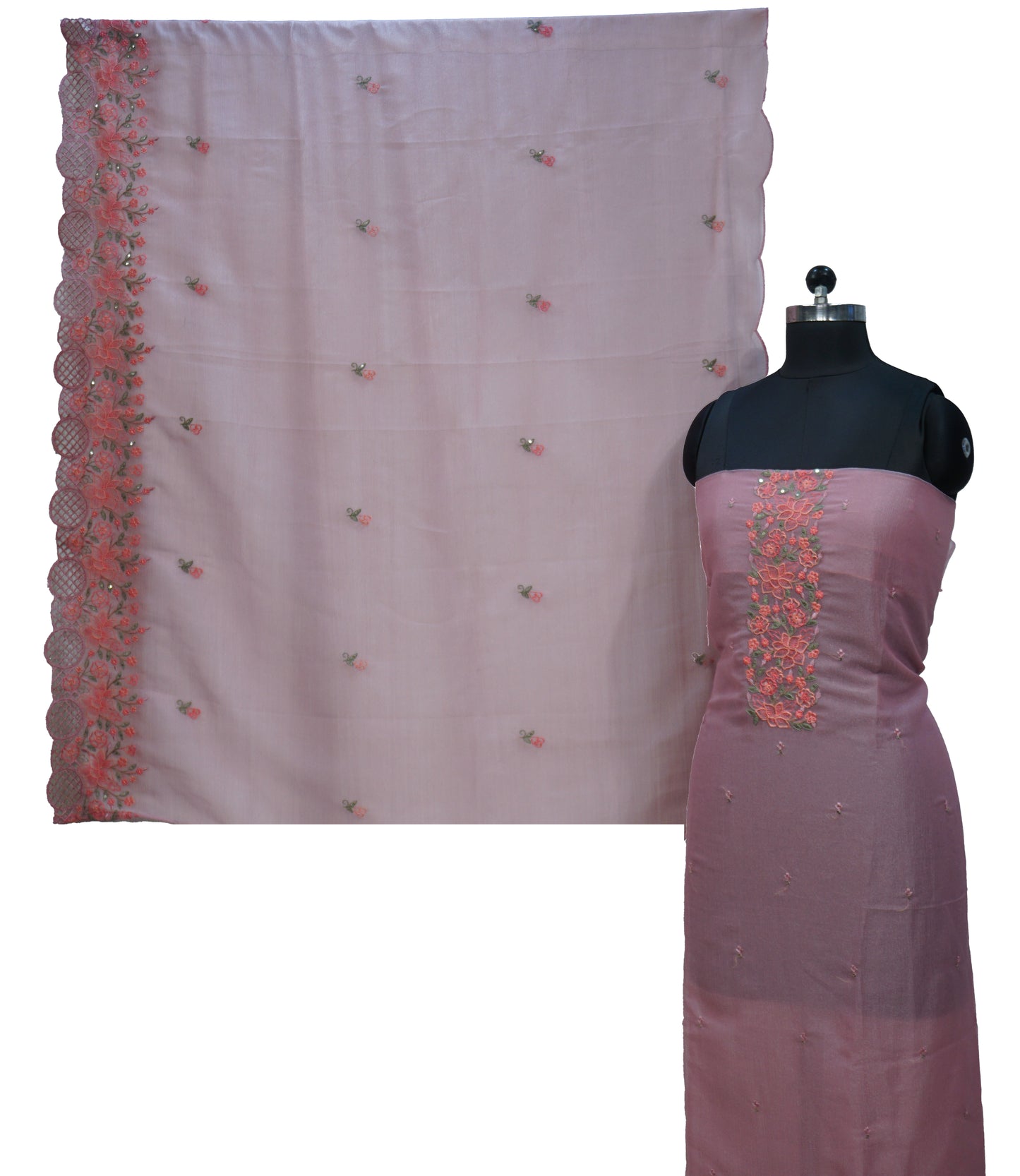 UNSTITCHED SALWAR SET AM184