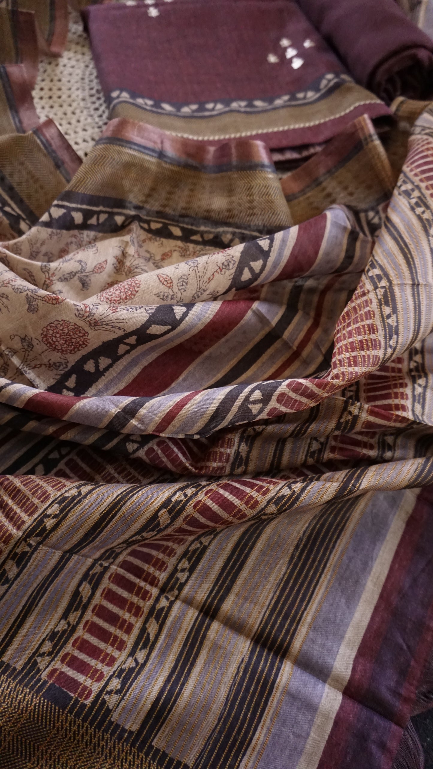 Tussar Chanderi Unstitched Salwar Set [GUB45]