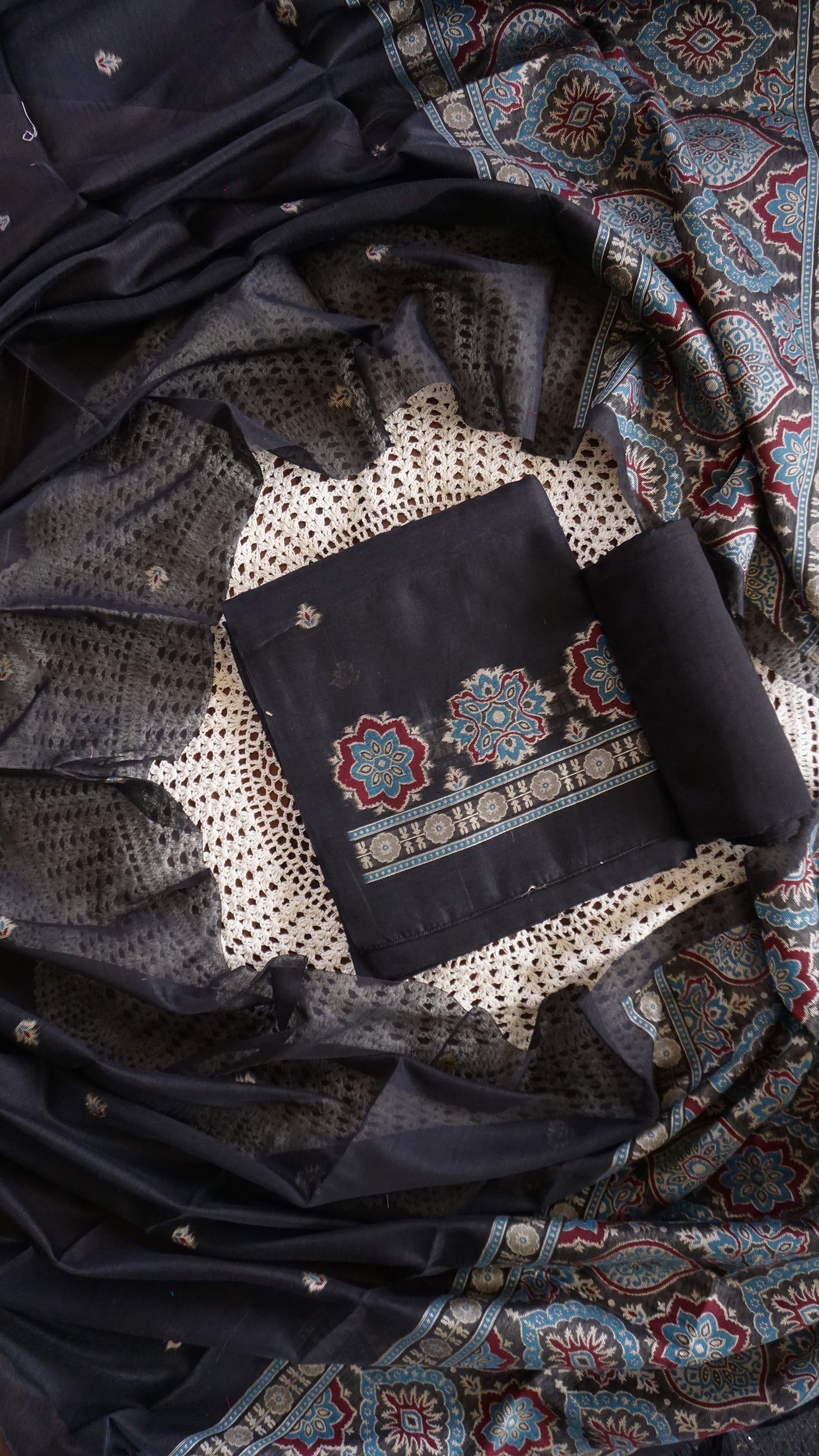 Midnight Jamdani Salwar Set [GUD363]