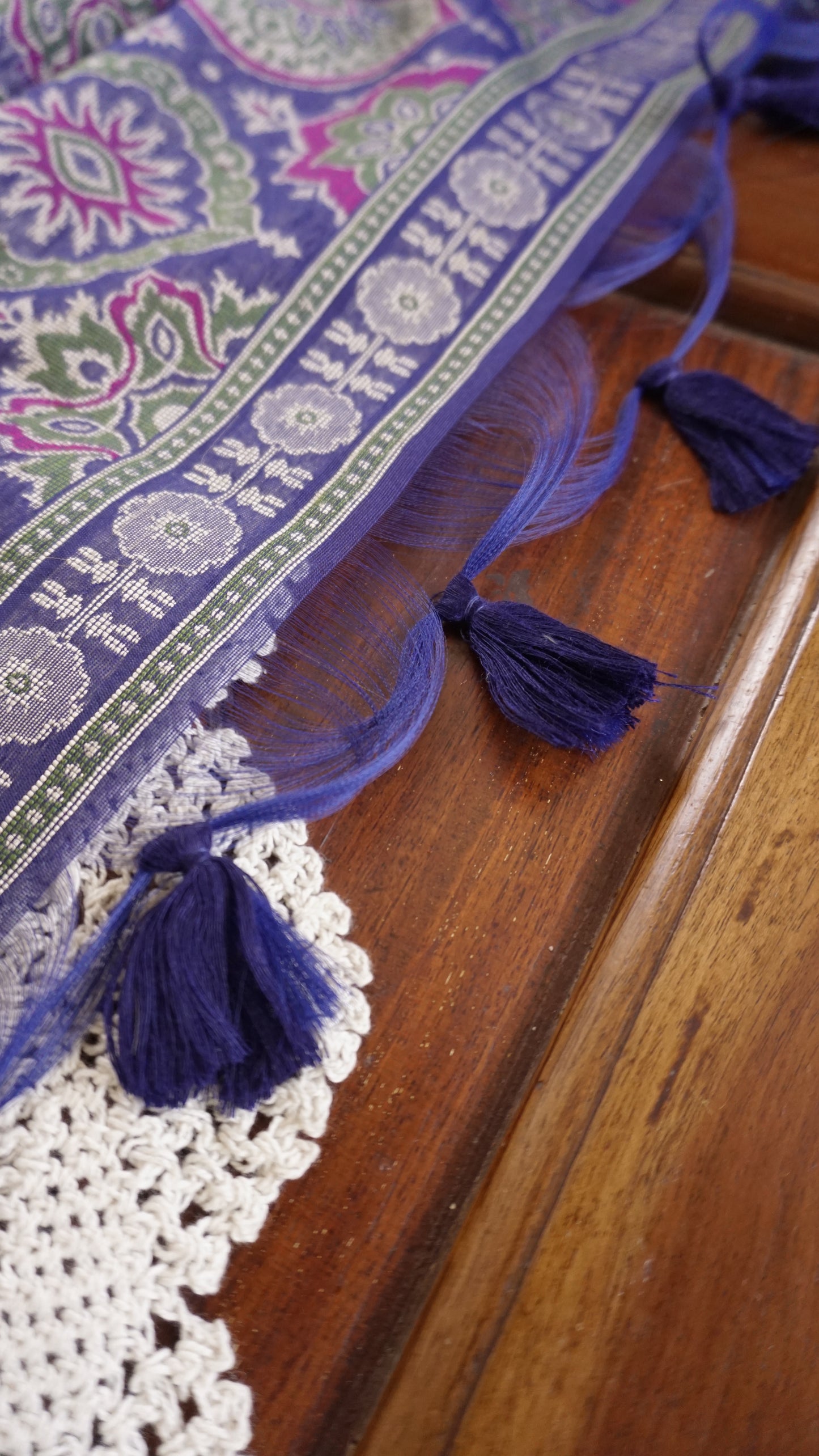 Midnight Navy Jamdani Salwar Set [GUD368]