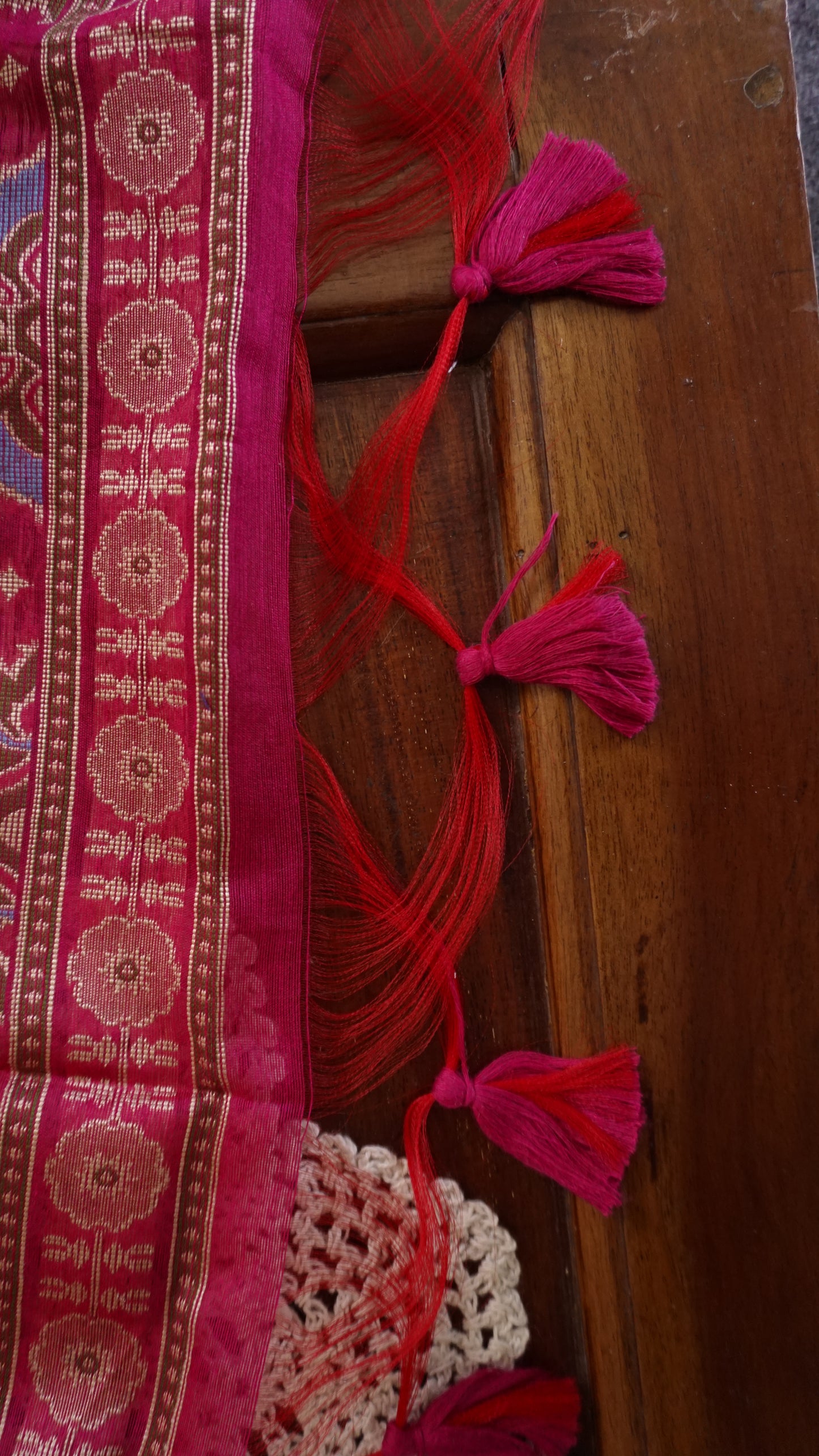 Royal Magenta Jamdani Salwar Set [GUD364]