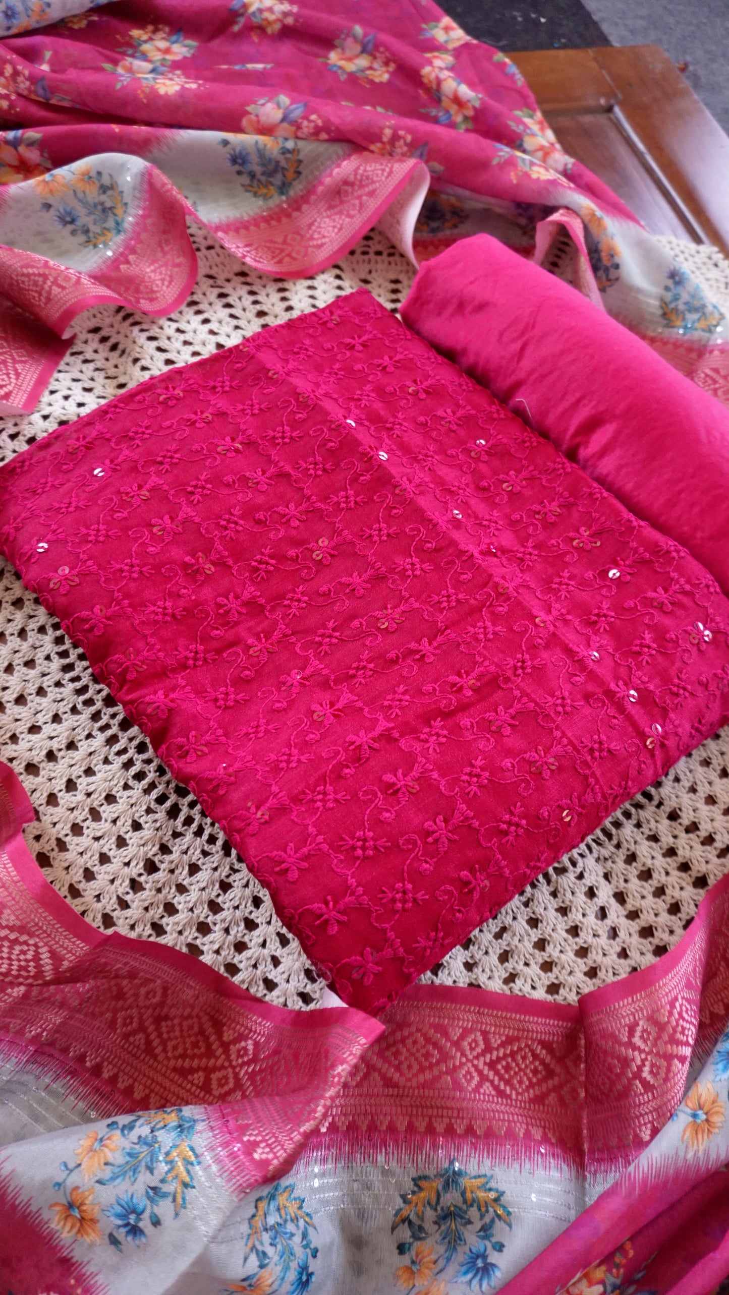 Elegant Upada Silk Salwar Set [GUD38]