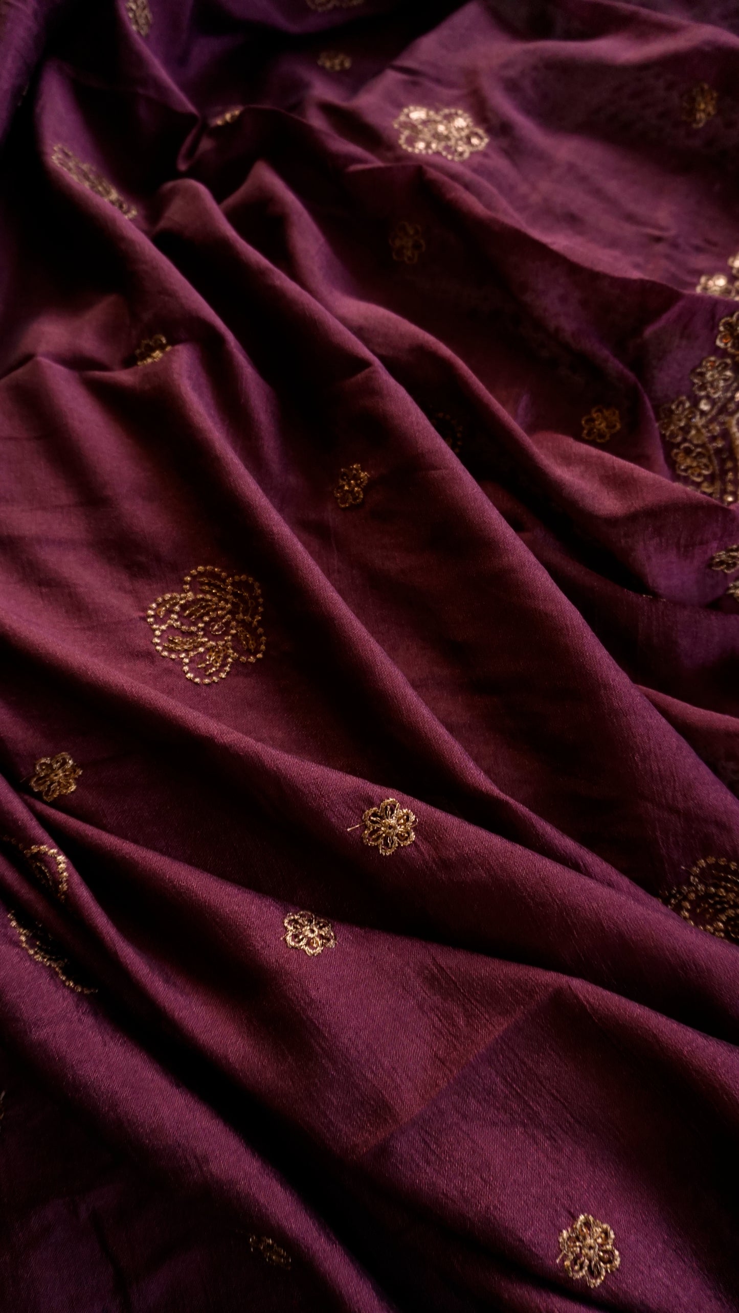 Elegant Vijithra Silk Unstitched Salwar Set  [GUD374]