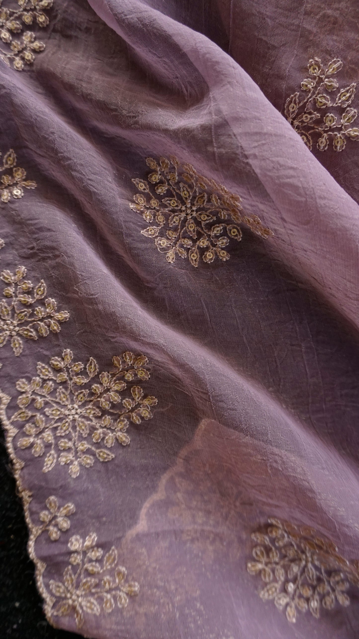 Crushed Georgette Unstitched Salwar Set [GUE150]