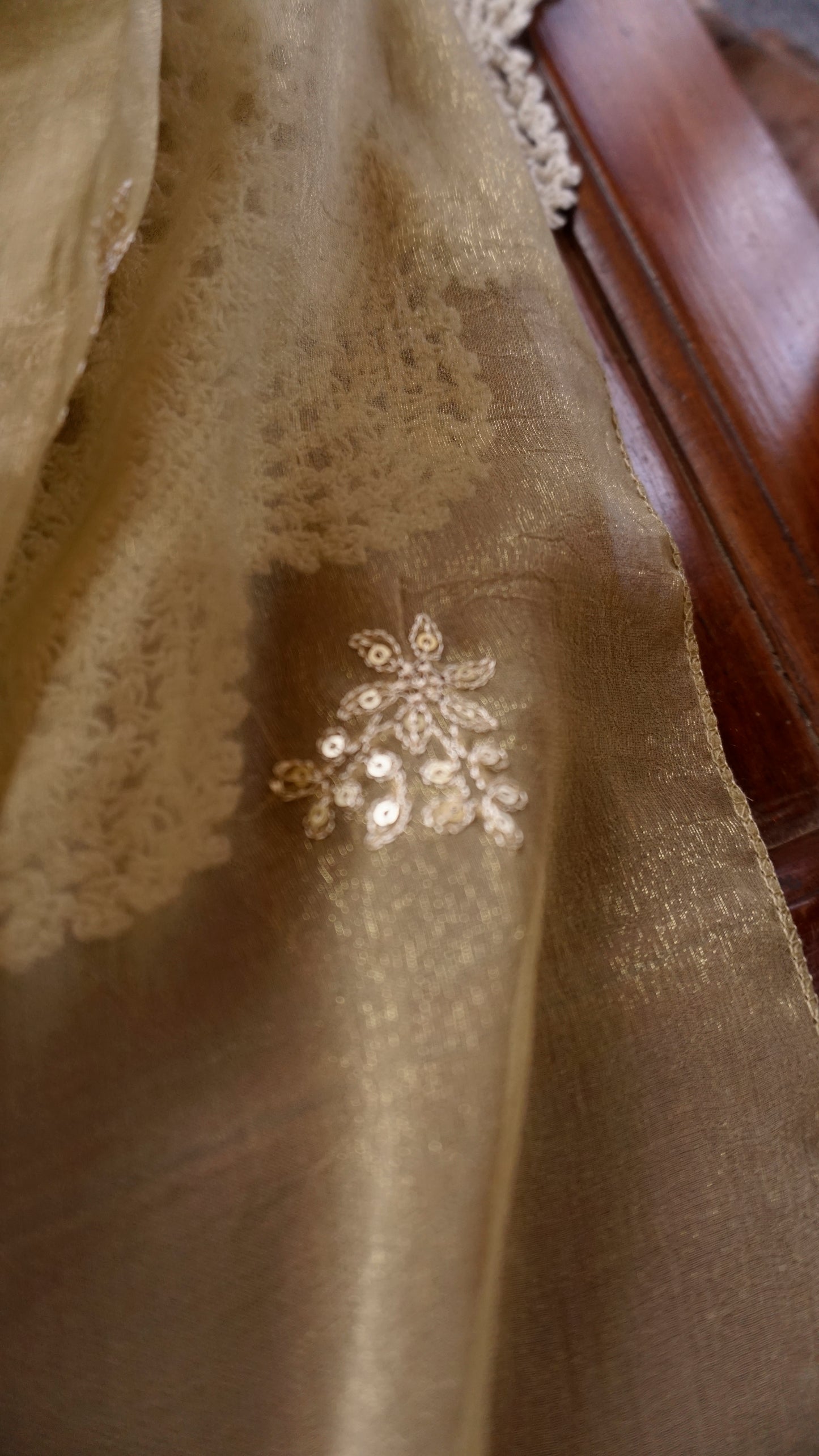 Crushed Georgette Unstitched Salwar Set [GUE148]