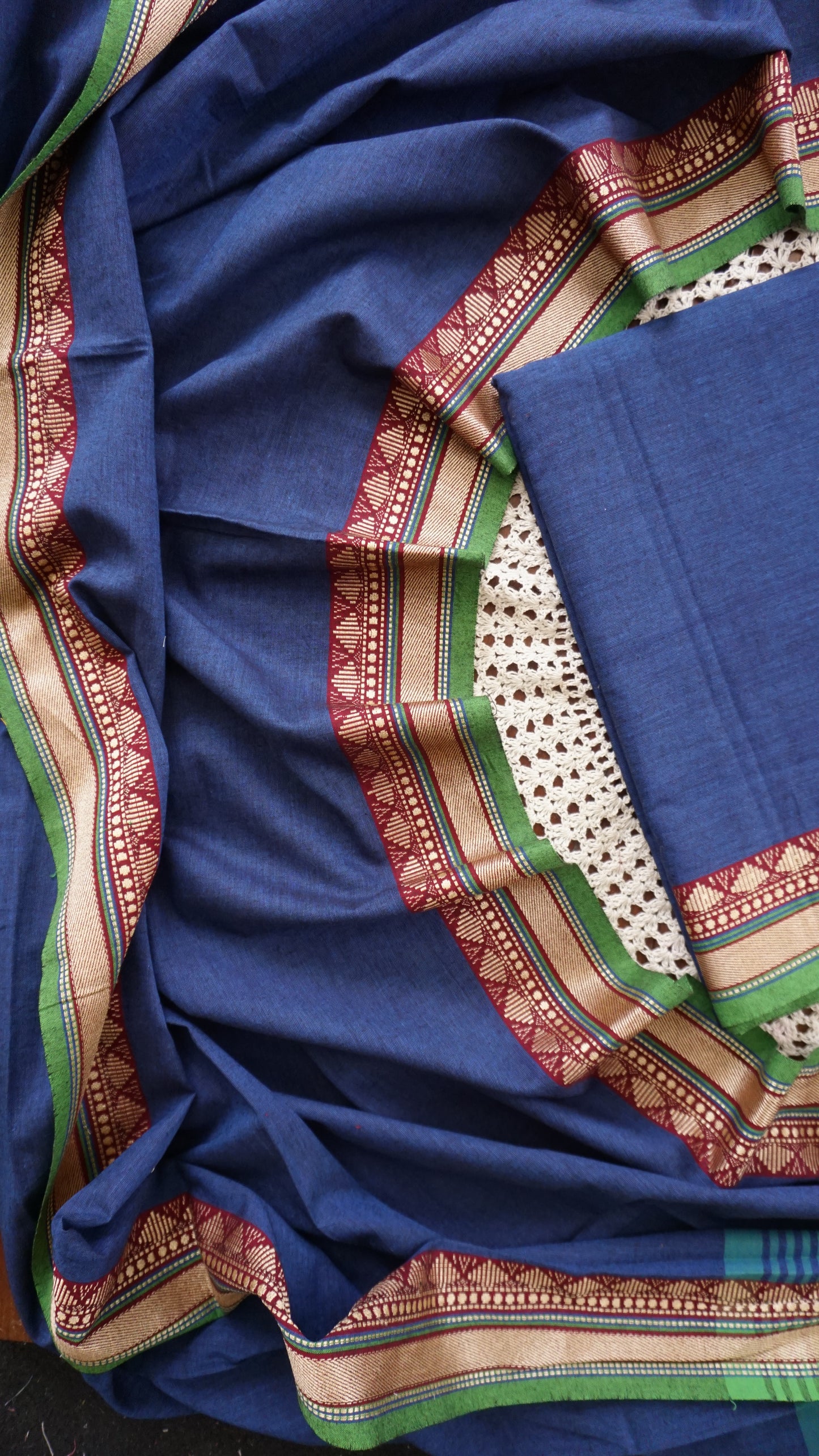 Elegant Narayanpet Cotton Unstitched Salwar Set  [GUF119]