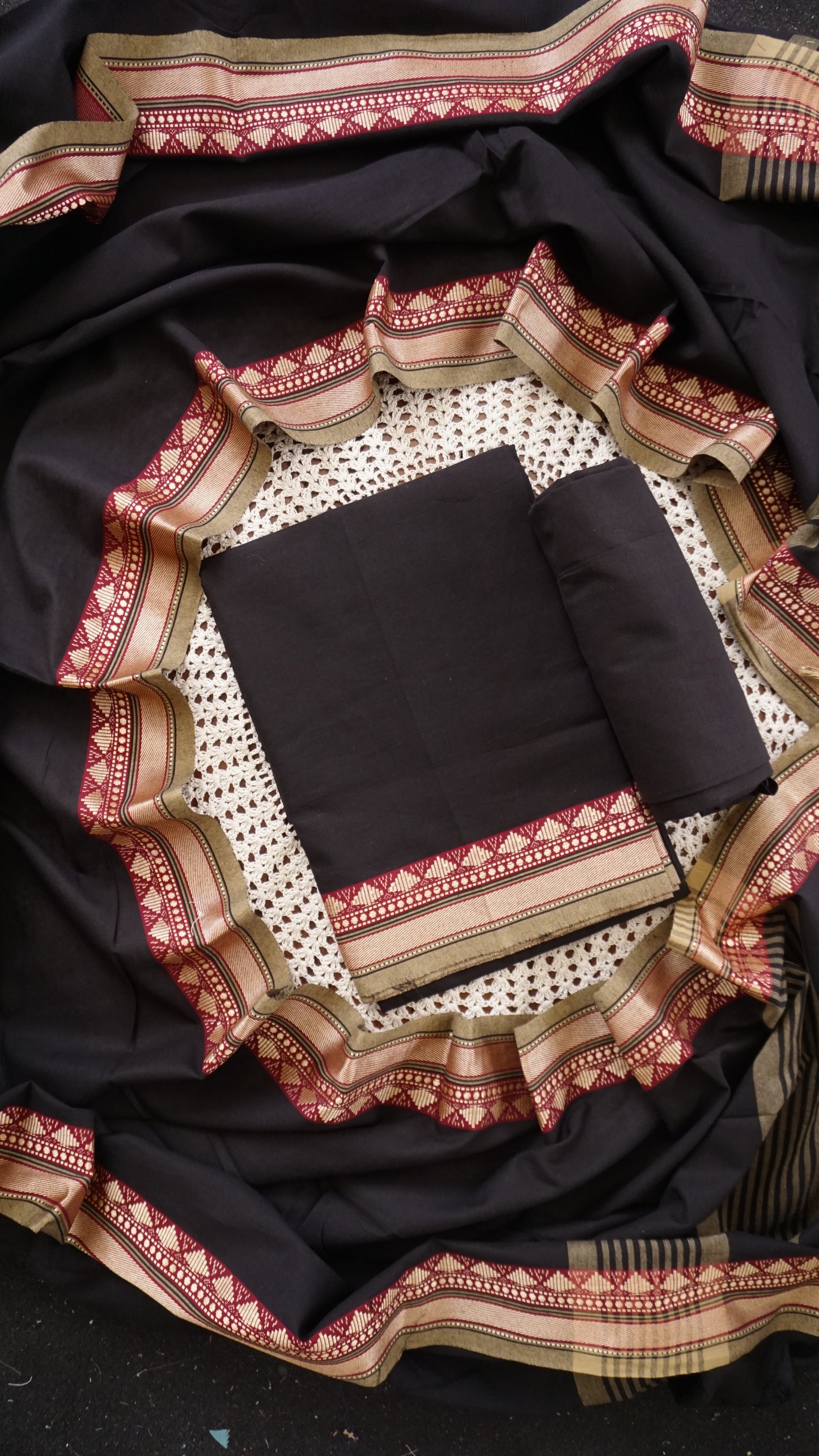 Elegant Narayanpet Cotton Unstitched Salwar Set  [GUF119]