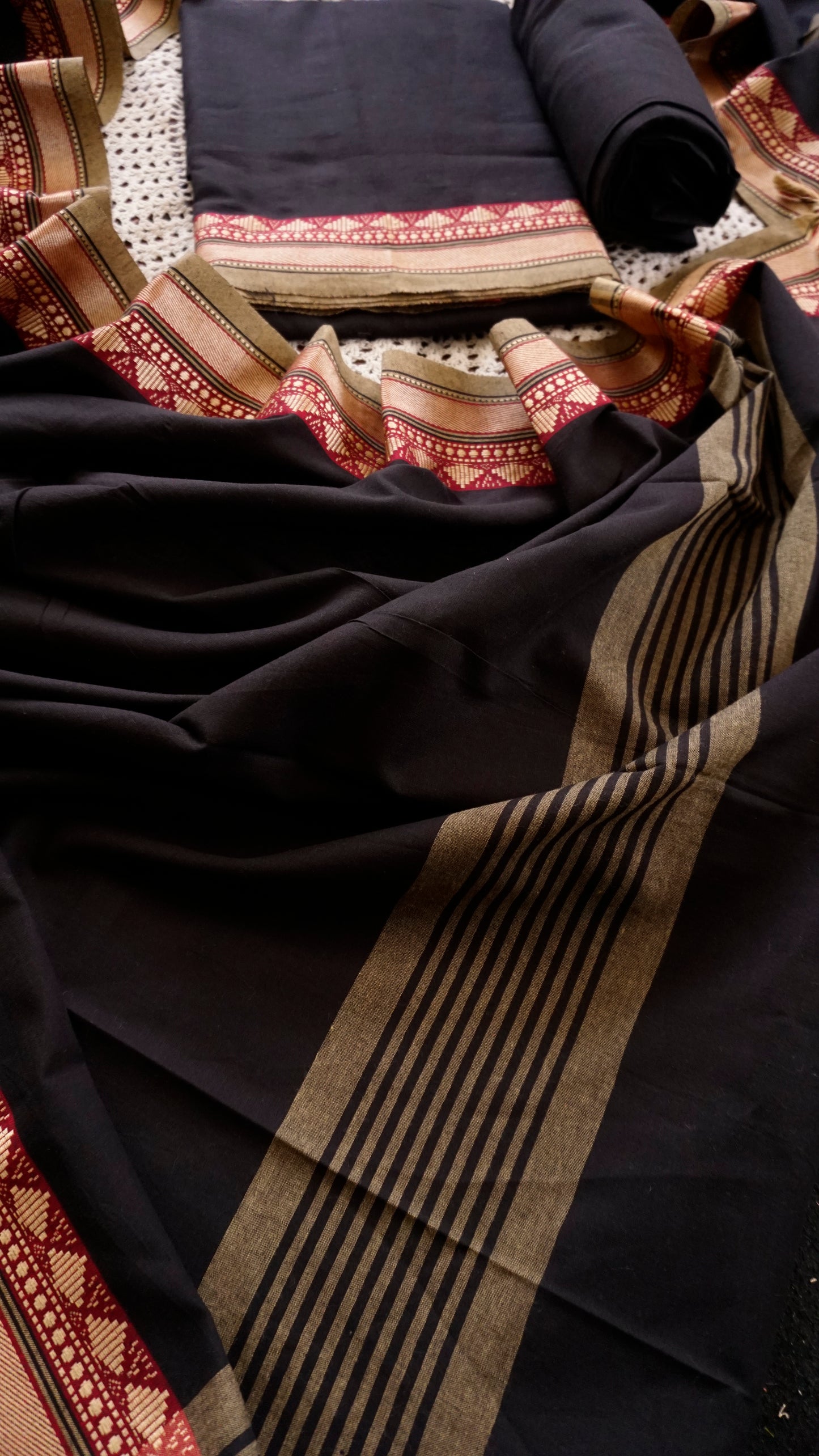 Elegant Narayanpet Cotton Unstitched Salwar Set  [GUF119]