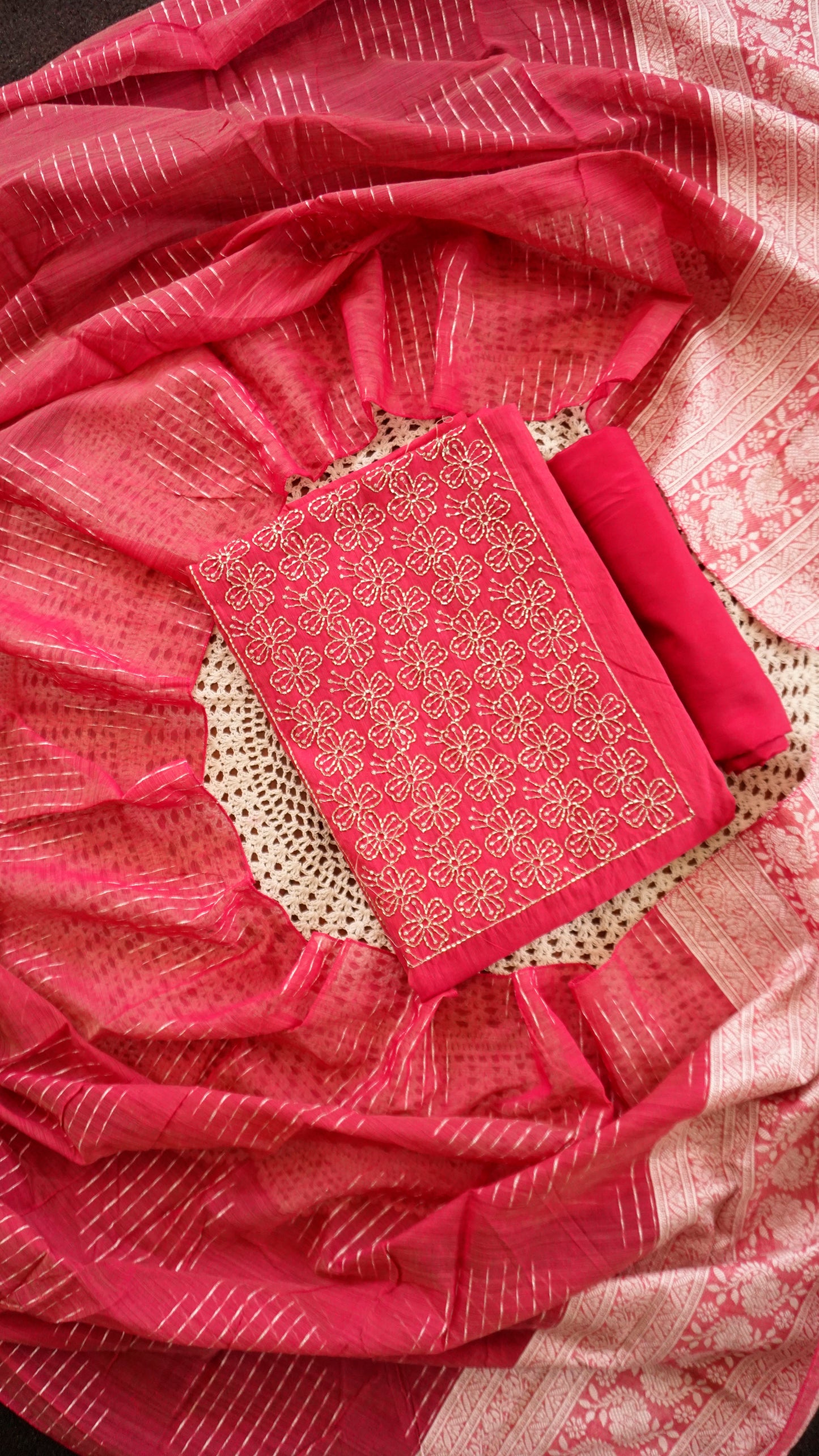 Premium Cotton Unstitched Salwar Set [GUF15]