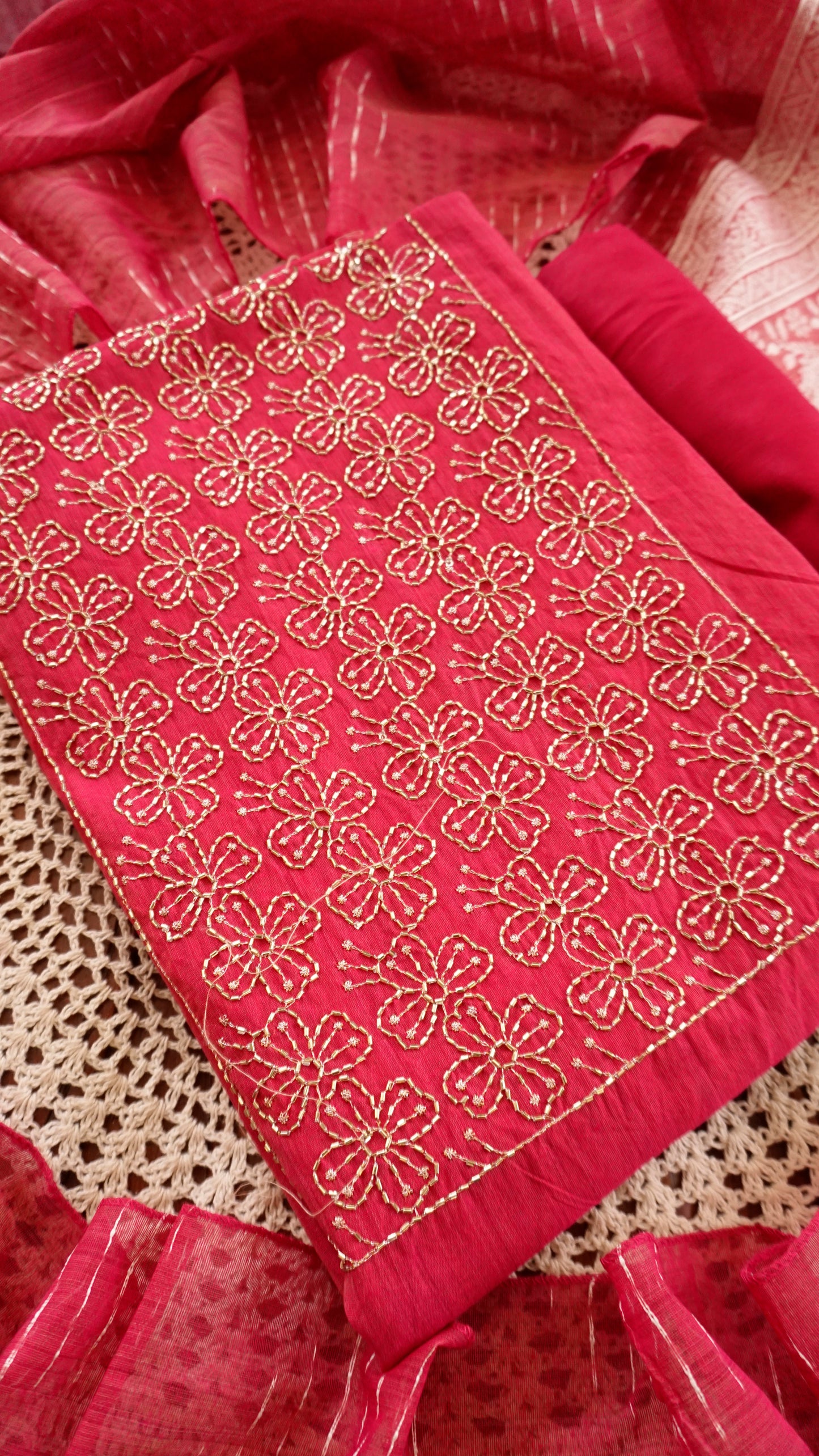 Premium Cotton Unstitched Salwar Set [GUF15]