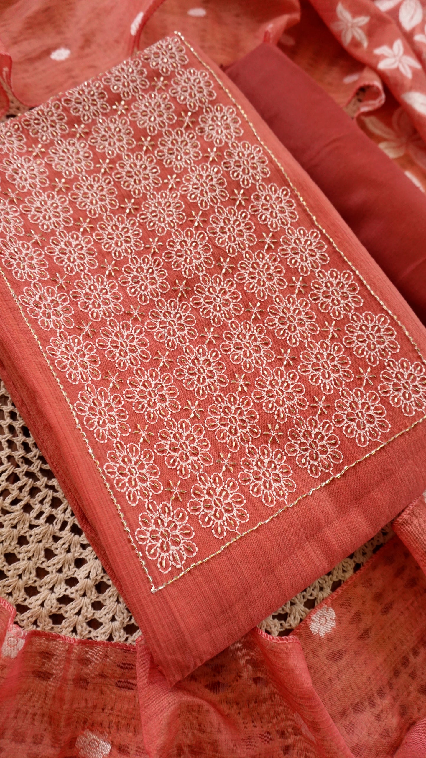 Premium Cotton Unstitched Salwar Set [GUF27]