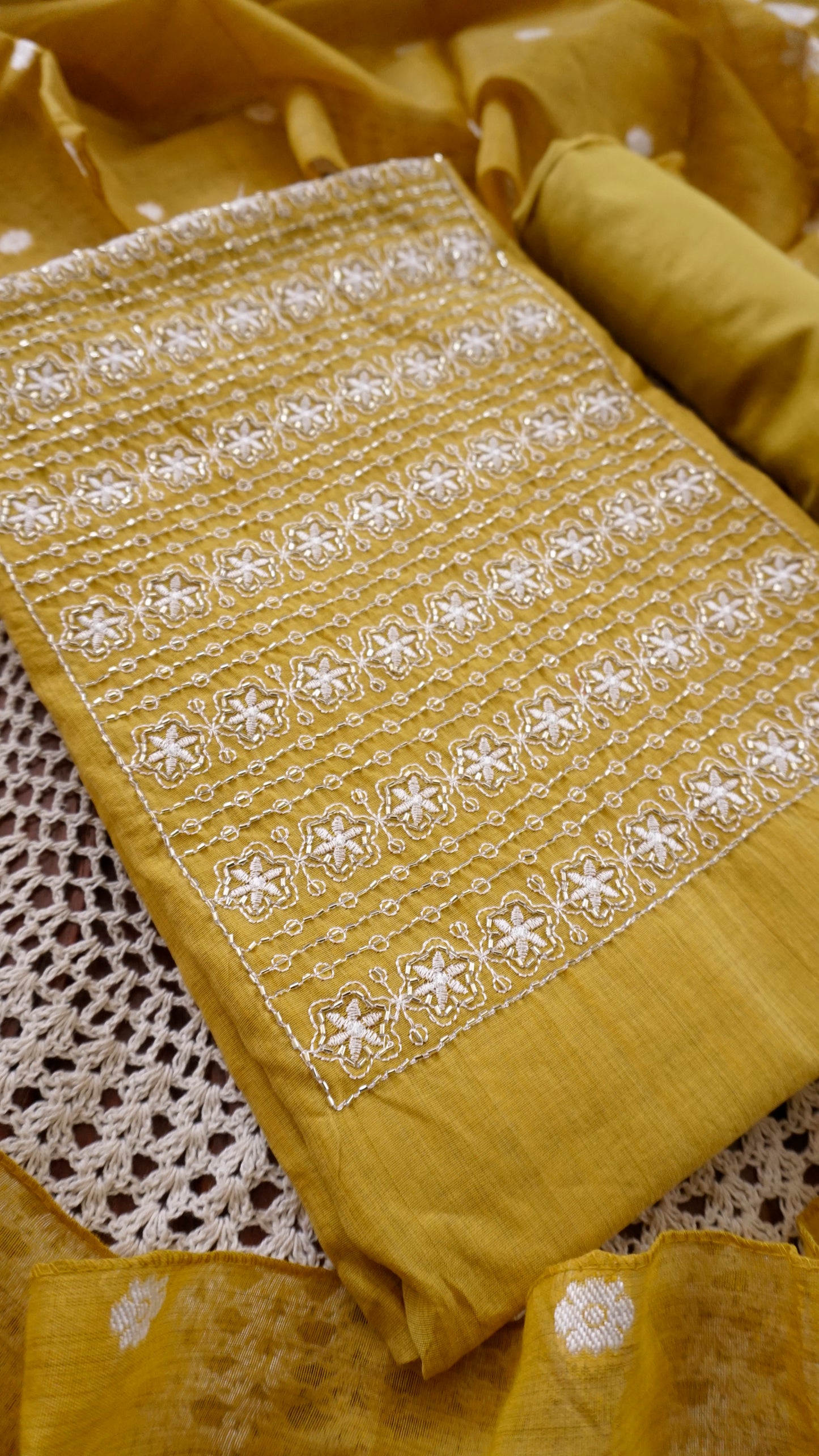 Premium Cotton Unstitched Salwar Set [GUF90]