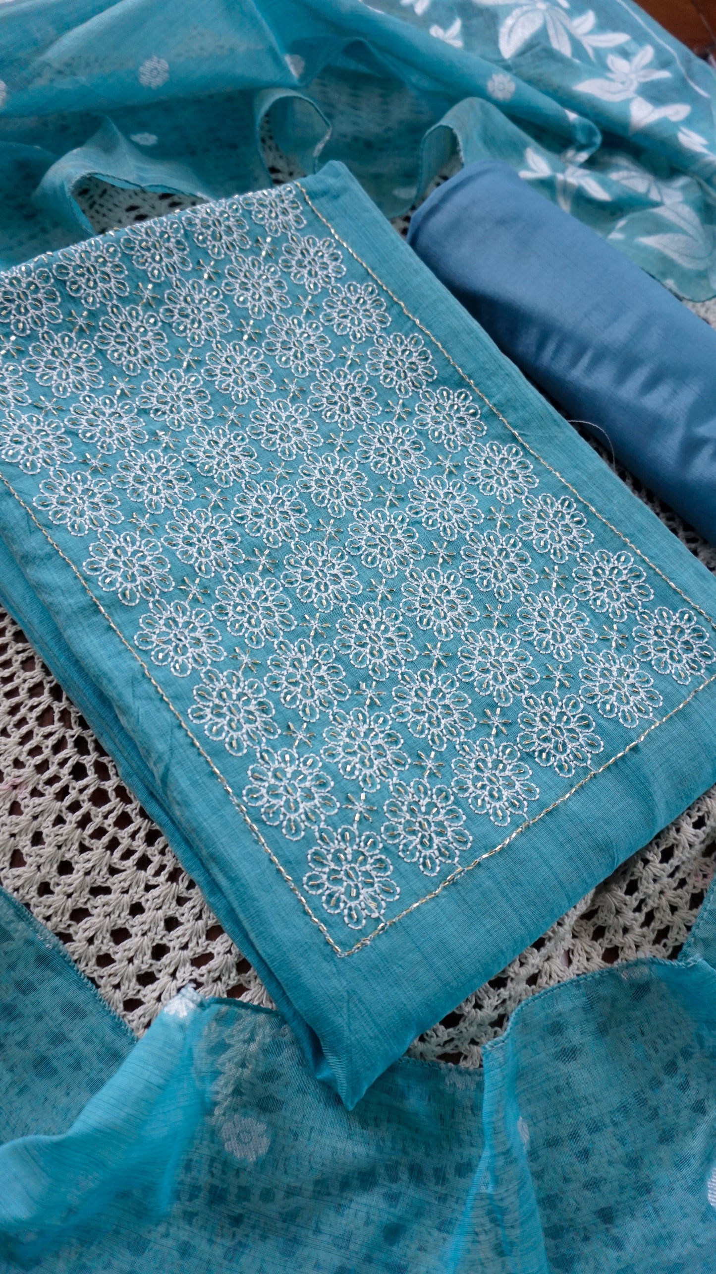 Premium Cotton Unstitched Salwar Set [GUF24]