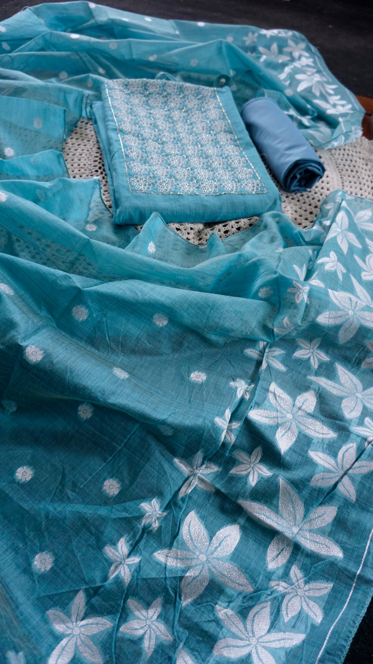 Premium Cotton Unstitched Salwar Set [GUF24]