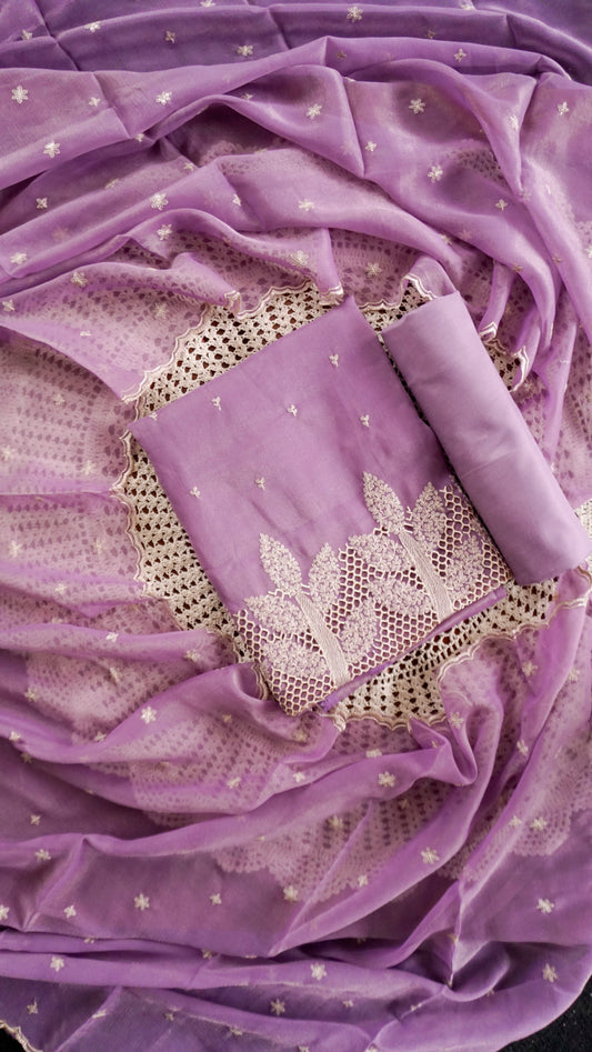 Soft Organza Unstitched Salwar Set [GUF50]