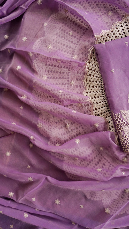 Soft Organza Unstitched Salwar Set [GUF50]