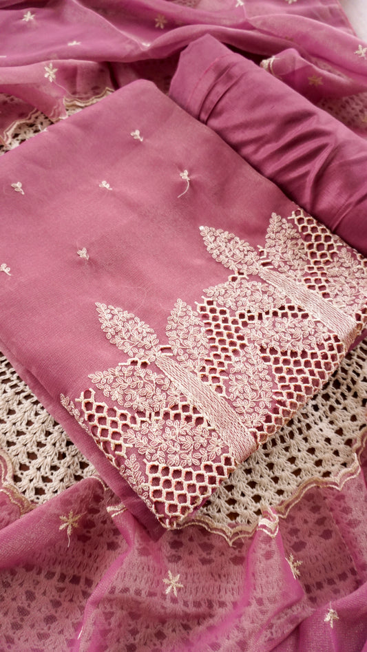 Soft Organza Unstitched Salwar Set [GUF47]