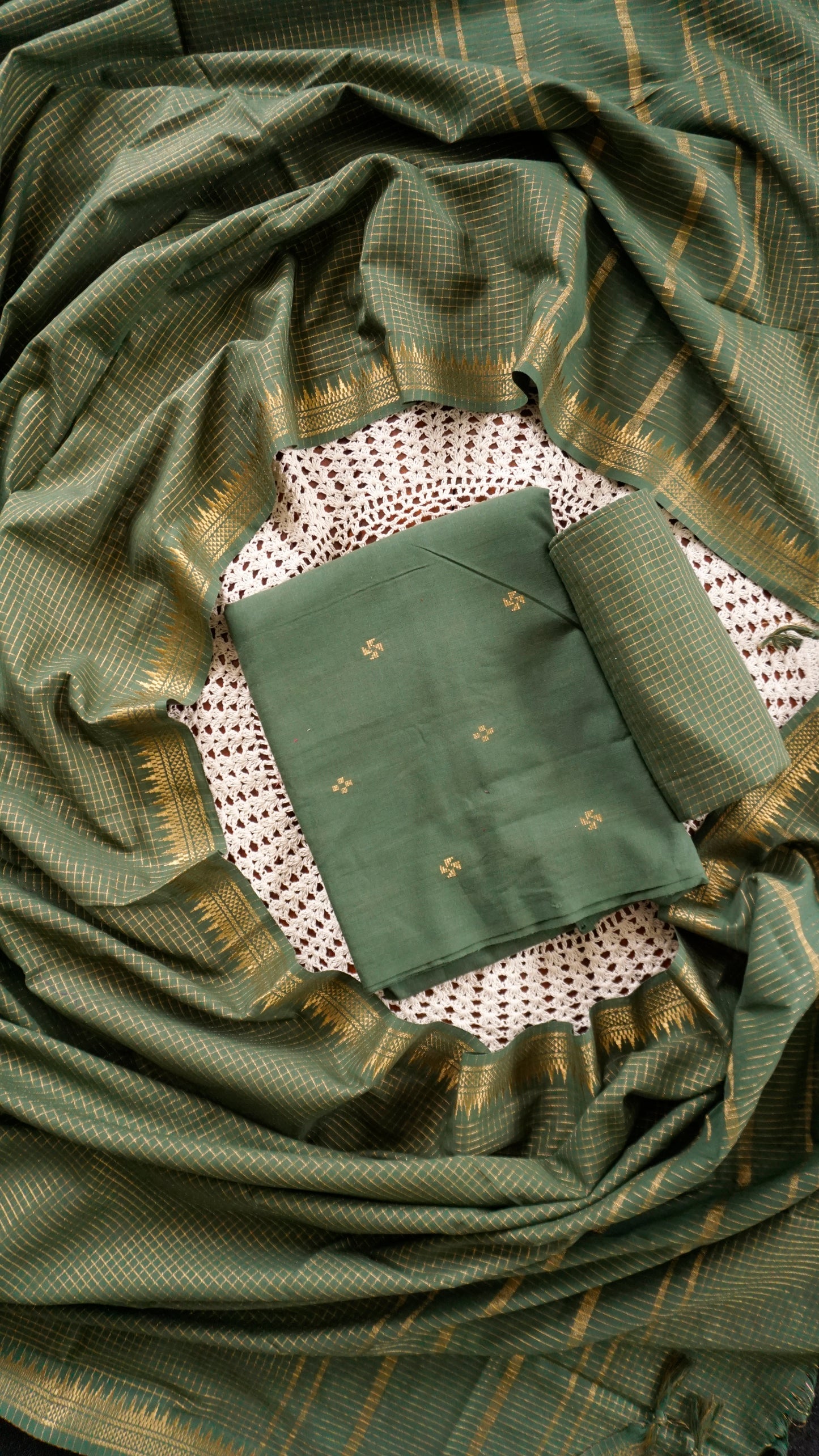 Narayanpet Cotton Salwar Set [GUF126]