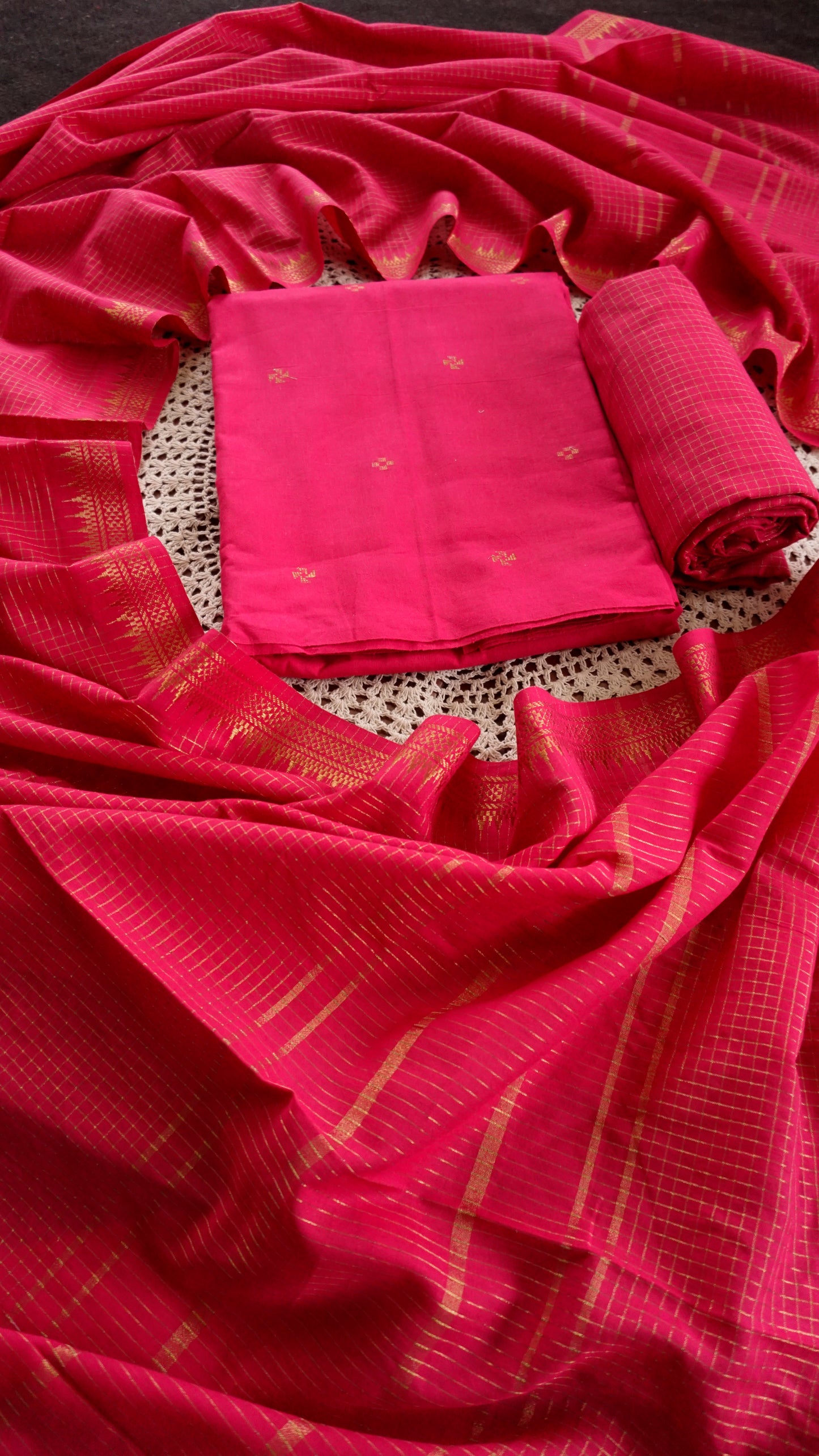 Narayanpet Cotton Salwar Set [GUF128]
