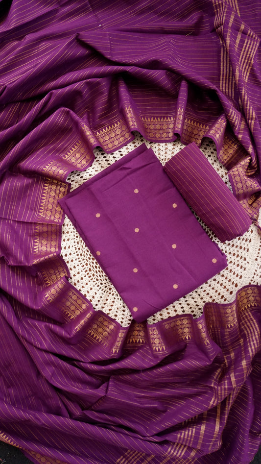 Narayanpet Cotton Salwar Set [GUF114]