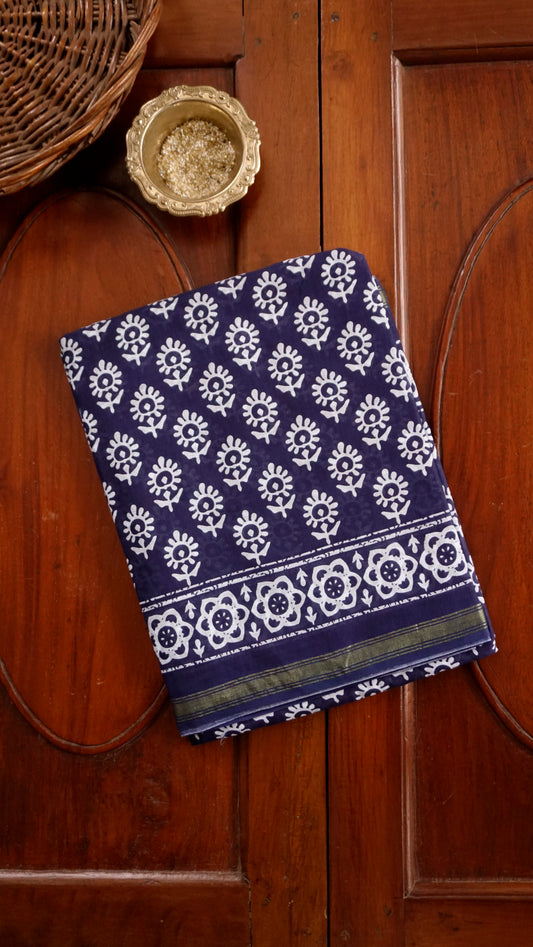 Elegant Mul Cotton Saree [MC27]