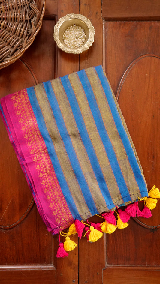 Elegant Mul Cotton Saree [MC34]