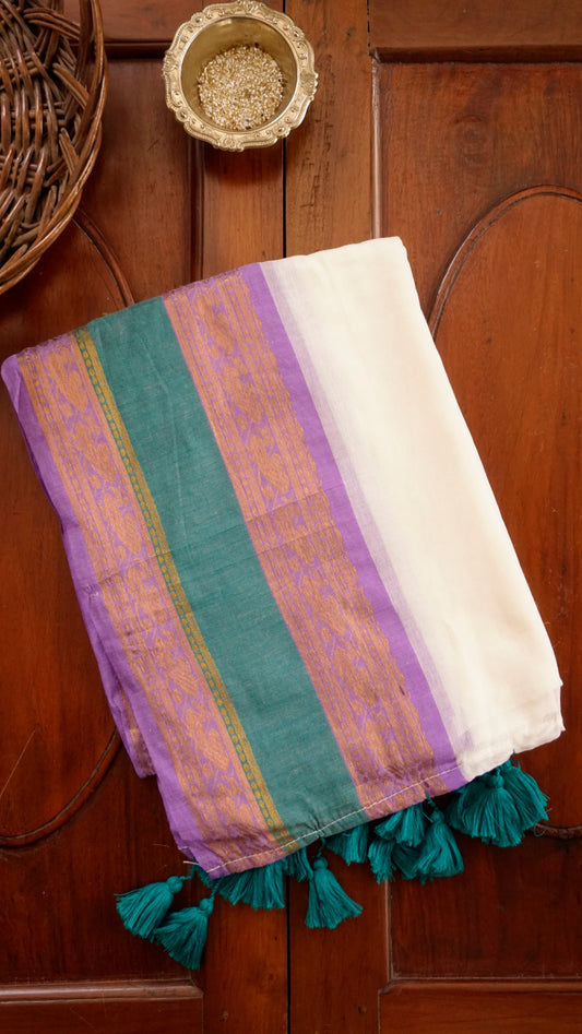 Elegant Mul Cotton Saree [MC44]