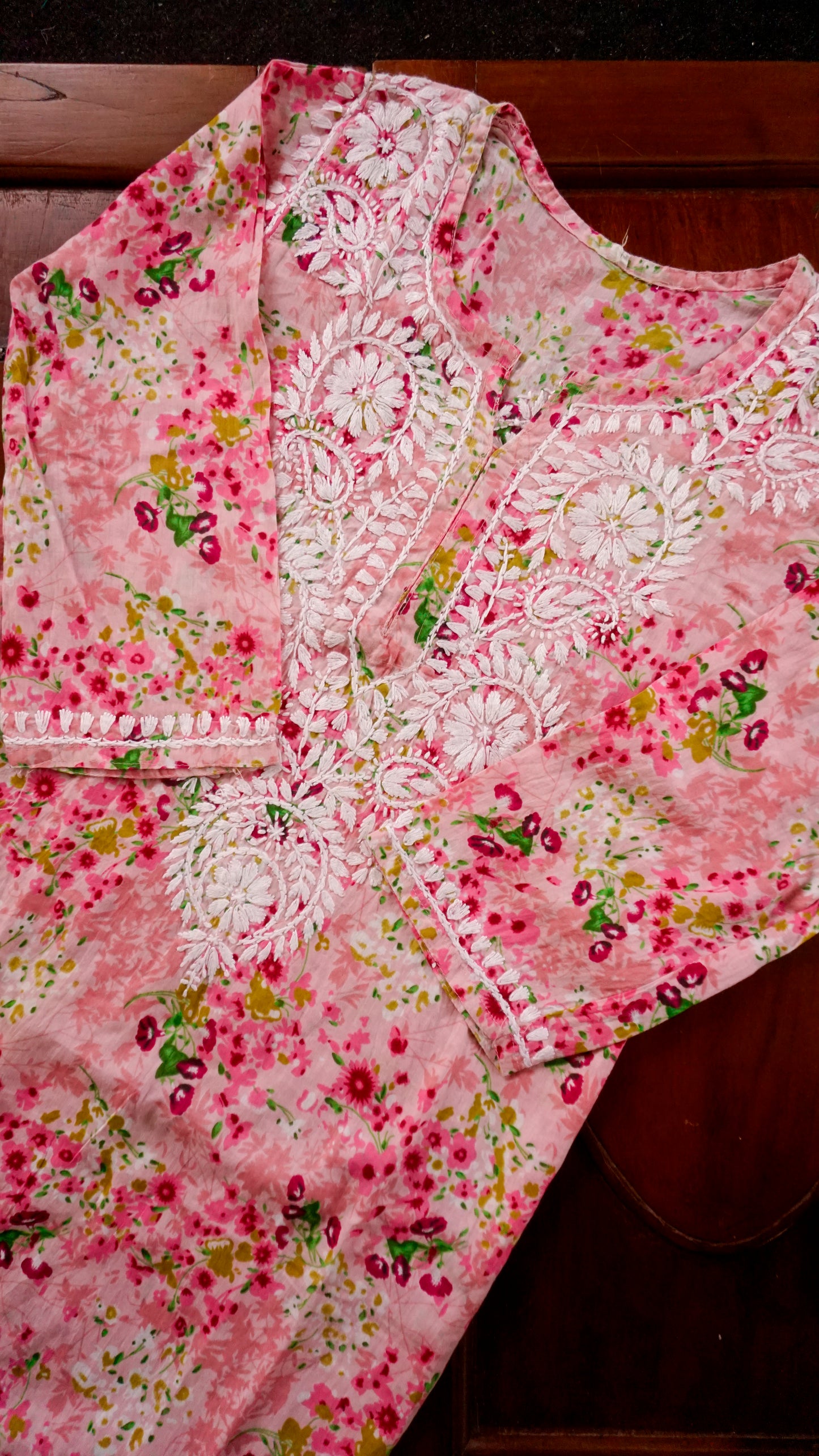 Elegant Chikankari 2-Piece Palazzo Set  [GUF114]