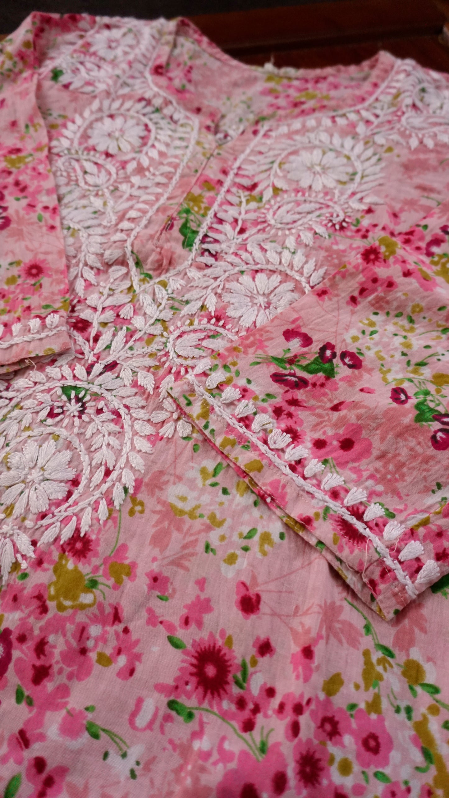 Elegant Chikankari 2-Piece Palazzo Set  [GUF114]