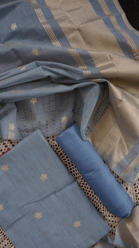 Premium Semi Silk Fabric Unstitched Salwar Set [GUG69]